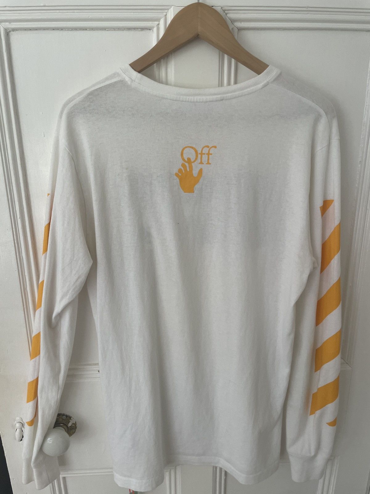 Off-White Off White Long Sleeve Carravagio tee Size US M / EU 48-50 / 2 - 2 Thumbnail