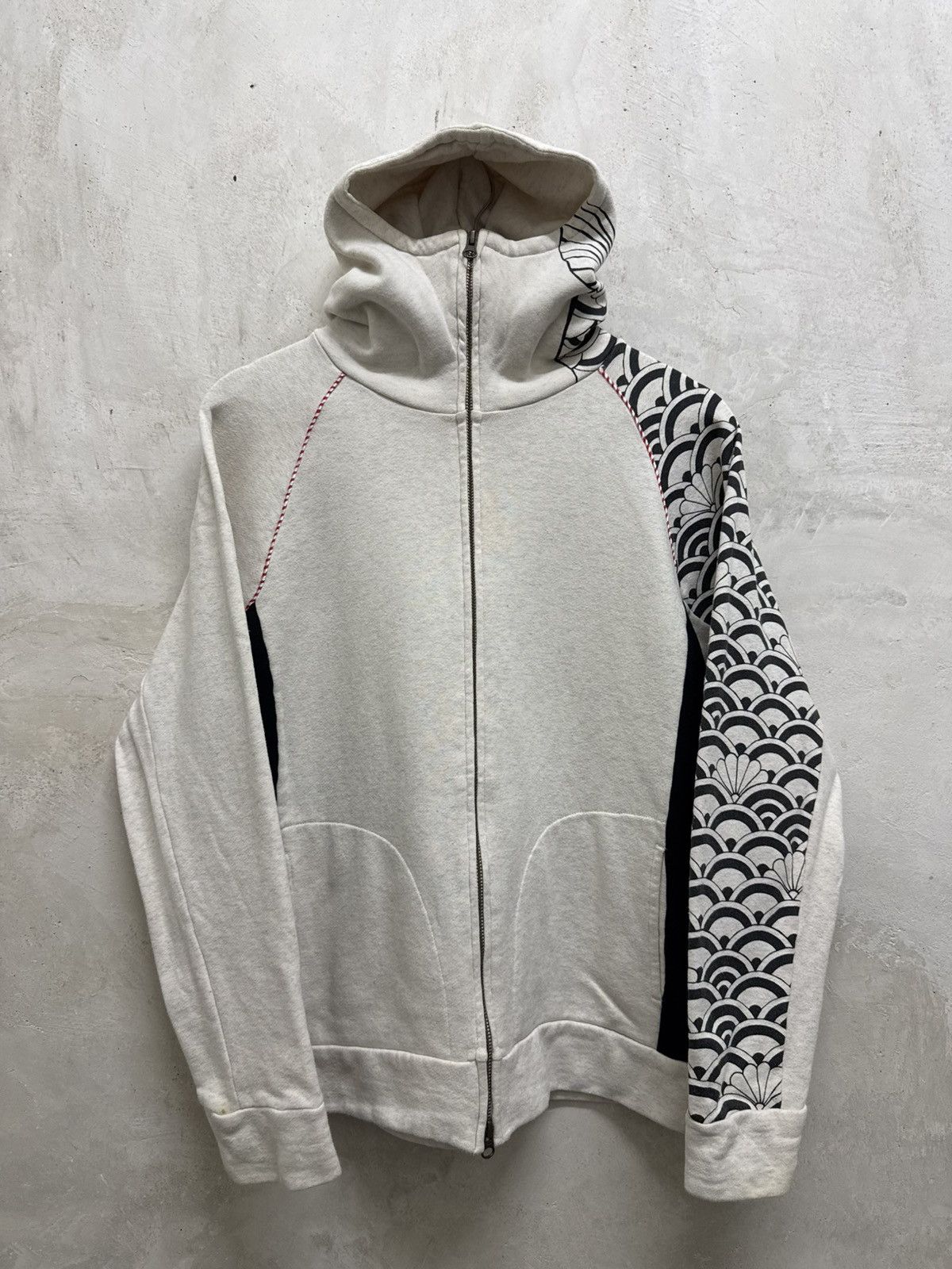 If Six Was Nine Japanese Sukajan Koi Tattoo Zip Up Hoodie Size US M / EU 48-50 / 2 - 1 Thumbnail