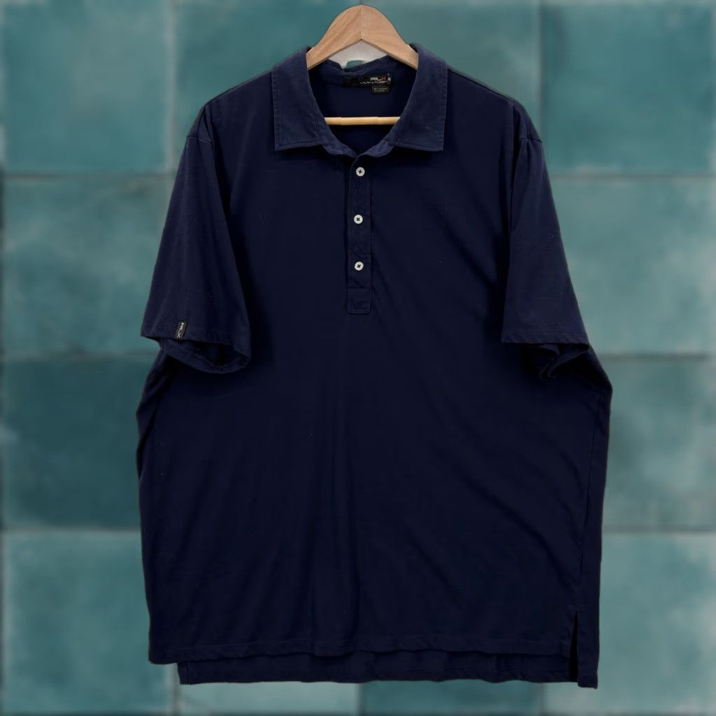 Ralph Lauren RLX Ralph Lauren Polo Shirt Mens 2XL Navy Blue Performance Golf Casual Travel Size US XXL / EU 58 / 5 - 1 Thumbnail