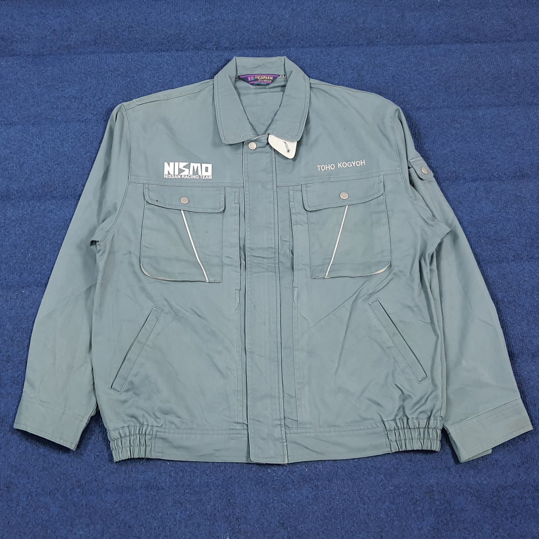Japanese Brand Vintage Nismo Nissan Racing Japan Custom Logo Jacket C298N4 Size US XL / EU 56 / 4 - 3 Thumbnail