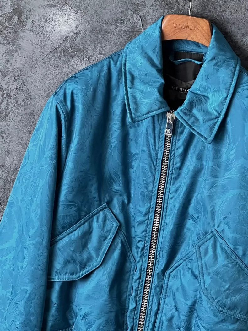 Versace Versace Multi-pocket dark pattern casual jacket Size US M / EU 48-50 / 2 - 5 Thumbnail