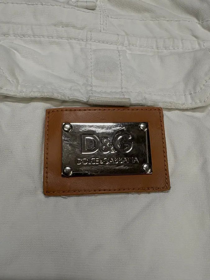 Dolce & Gabbana 2000s Dolce & Gabbana Cargo White Shorts Size US 33 - 8 Thumbnail