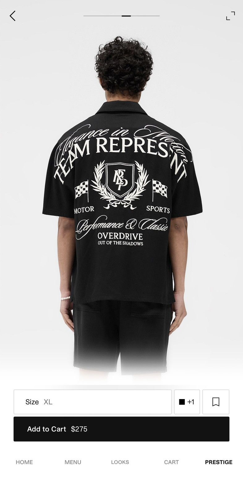Represent Clo. Represent Crest Shirt - Jet Black Size US XL / EU 56 / 4 - 4 Thumbnail