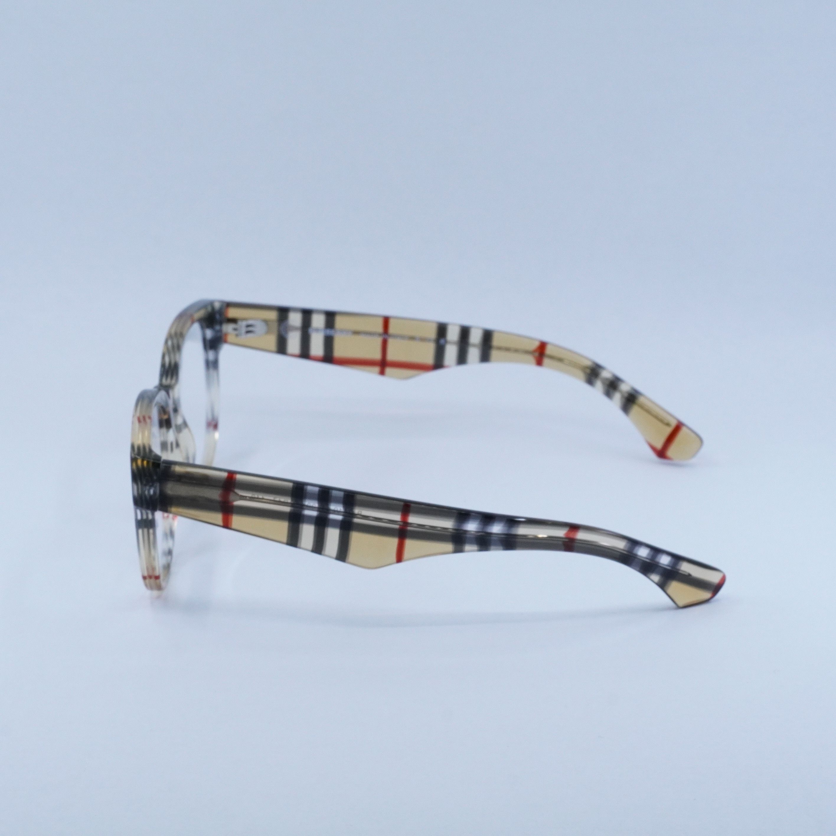 Burberry Burberry BE2410 4122 Eyeglasses Vintage Check 51mm Cat Eye Size ONE SIZE - 4 Thumbnail