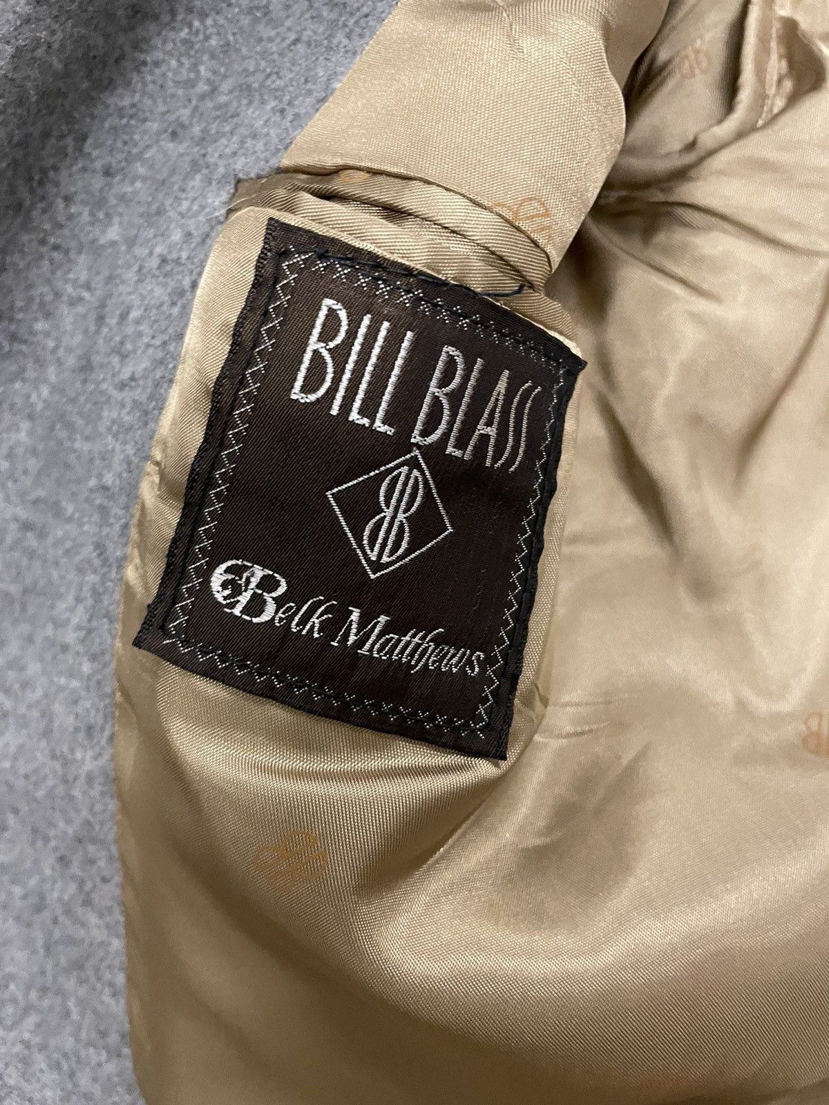 Bill Blass × Vintage Vintage Patch Pocket Camel Hair Jacket Size 40R - 8 Thumbnail