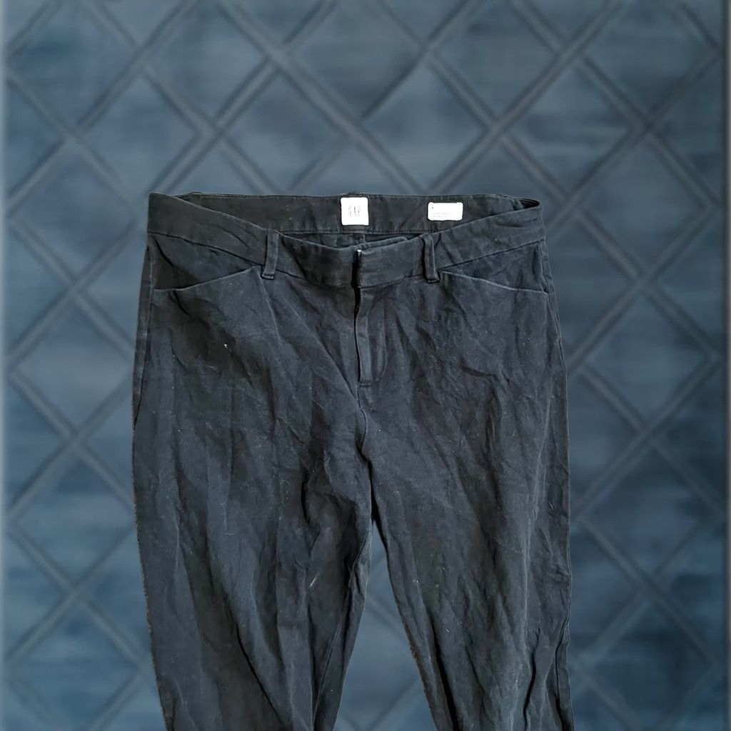 Gap Gap Pants Women Size 8 Regular Signature Skinny Ankle Black Stretch Denim Hanes? Size 30" / US 8 / IT 44 - 1 Thumbnail