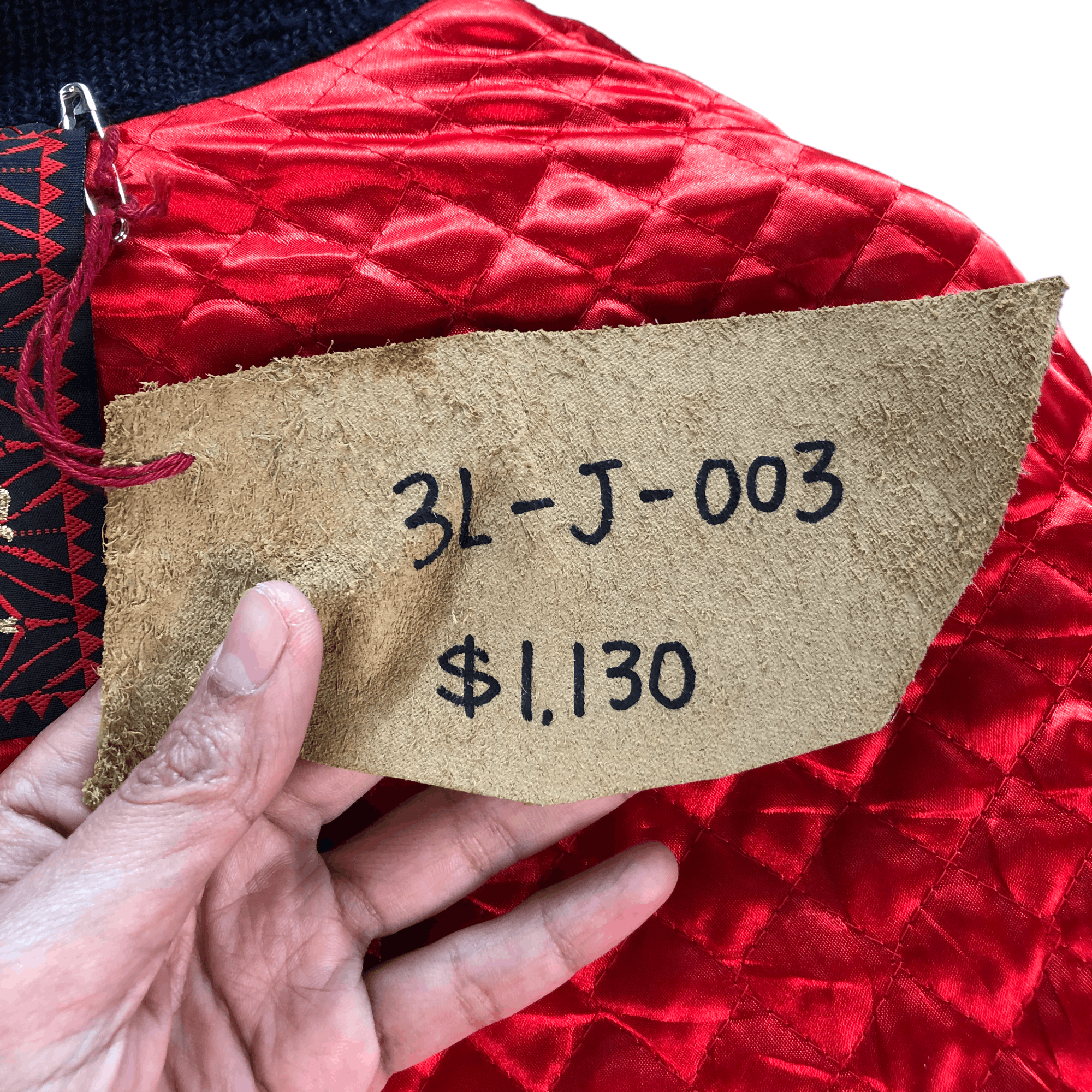Japanese Brand TRASHED🔥 LENYLAYLACK BONDAGE RARE DESIGN VARSITY #6505-69 Size US M / EU 48-50 / 2 - 14 Thumbnail