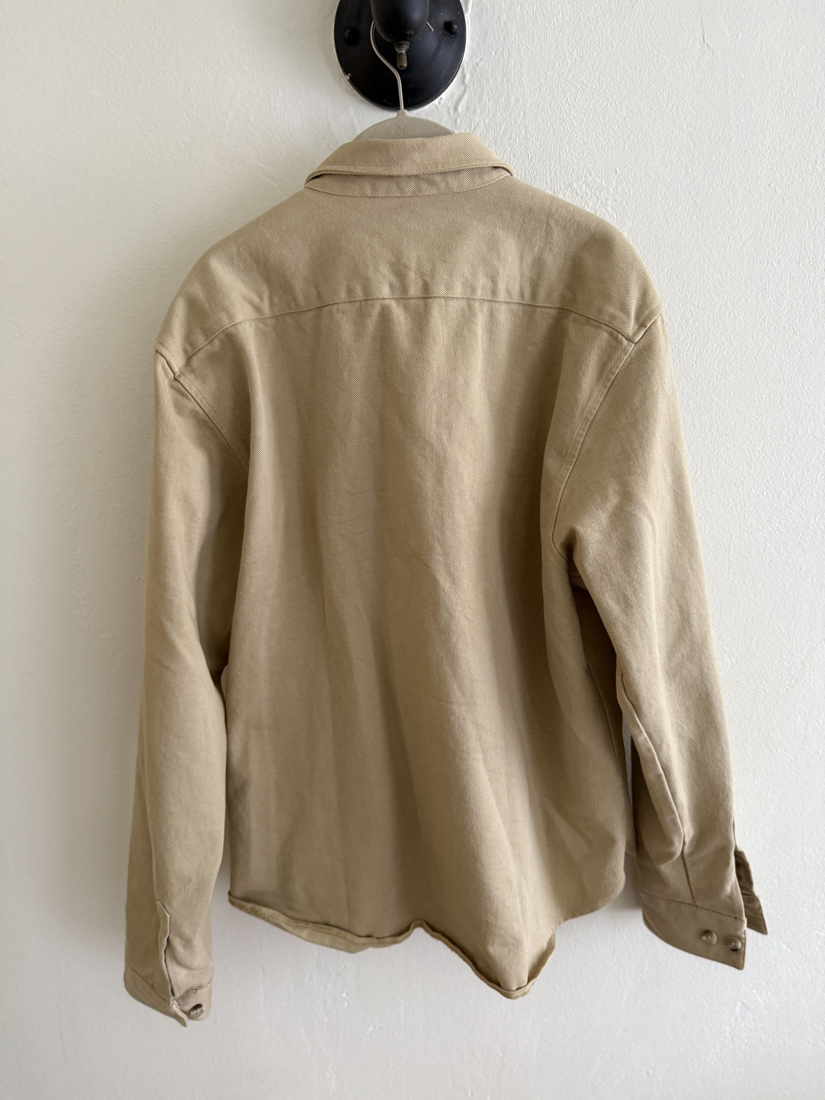 Cuisse de Grenouille Tan Twill Paris Over Shirt Size US XL / EU 56 / 4 - 3 Thumbnail