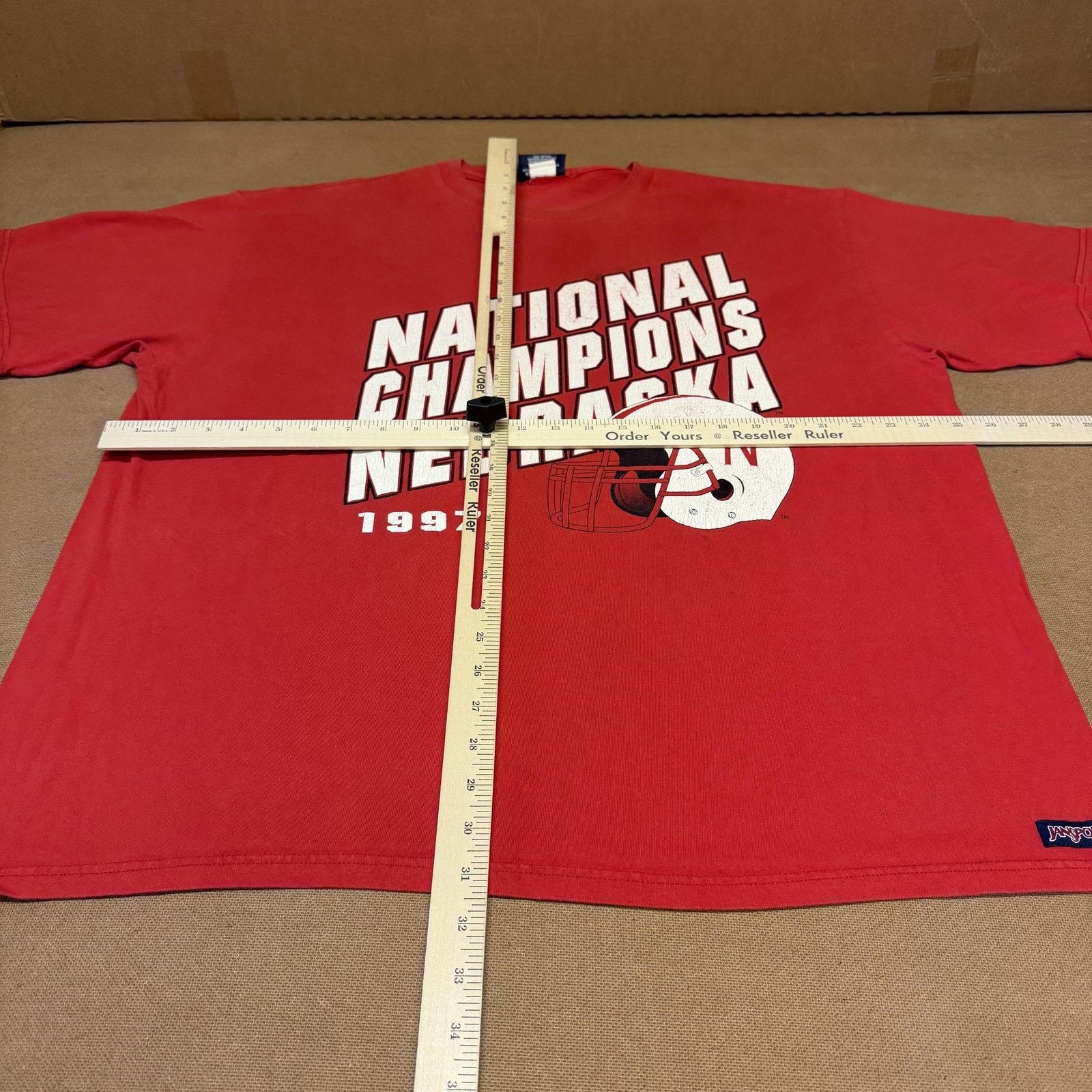 Jansport Vintage Nebraska Cornhuskers Shirt Mens 2XL XXL Red Football Size US XXL / EU 58 / 5 - 9 Thumbnail