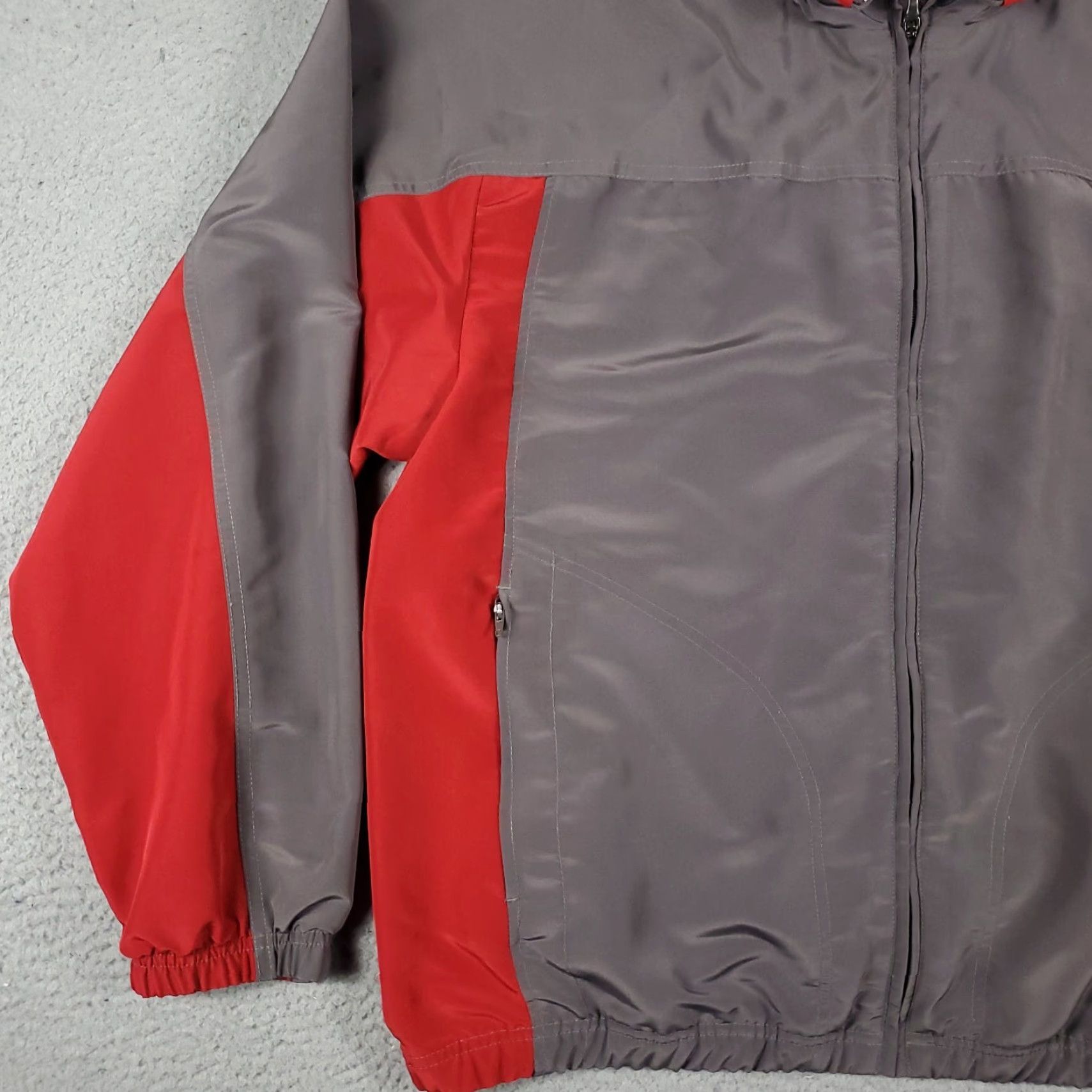 Reebok Reebok Windbreaker Jacket Mens Large Gray Full Zip Outdoor Casual Size US L / EU 52-54 / 3 - 3 Thumbnail