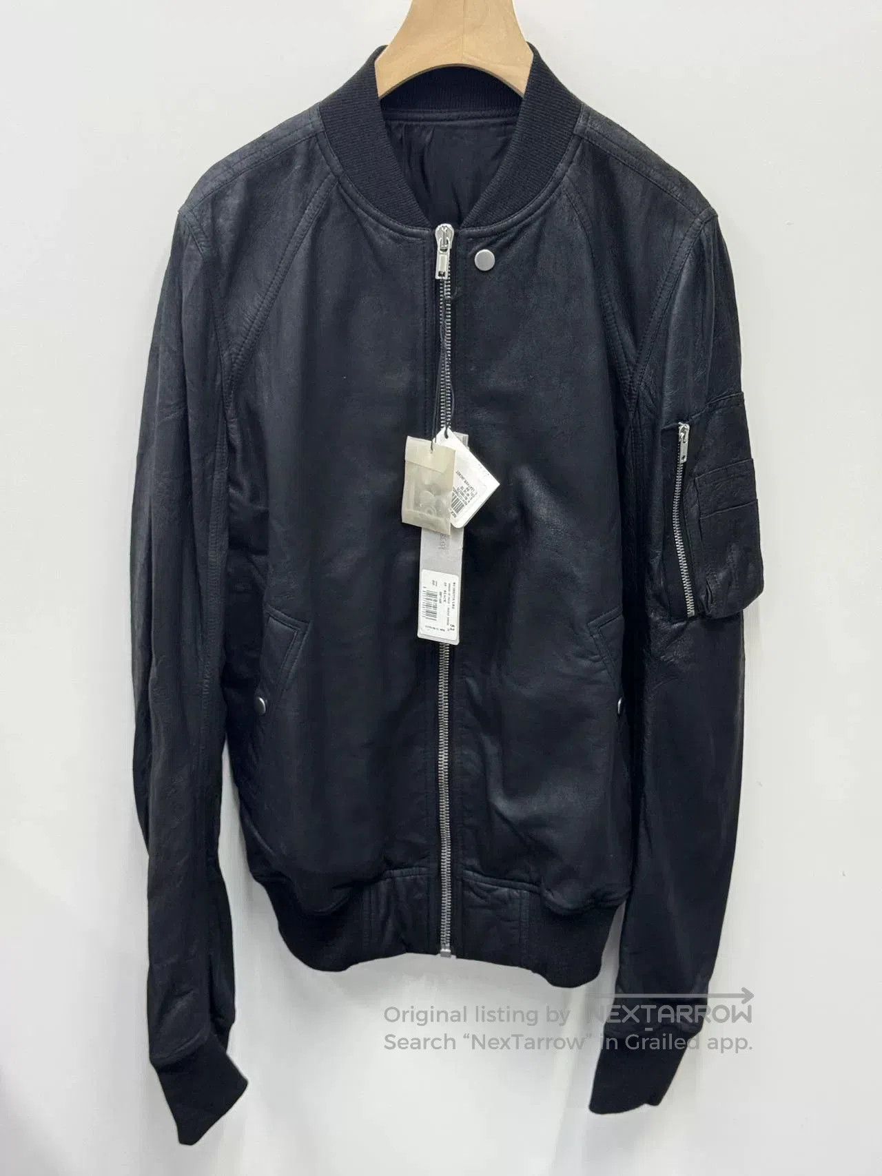 Rick Owens Rick Owens Classic Leather Jacket. Size US L / EU 52-54 / 3 - 1 Thumbnail