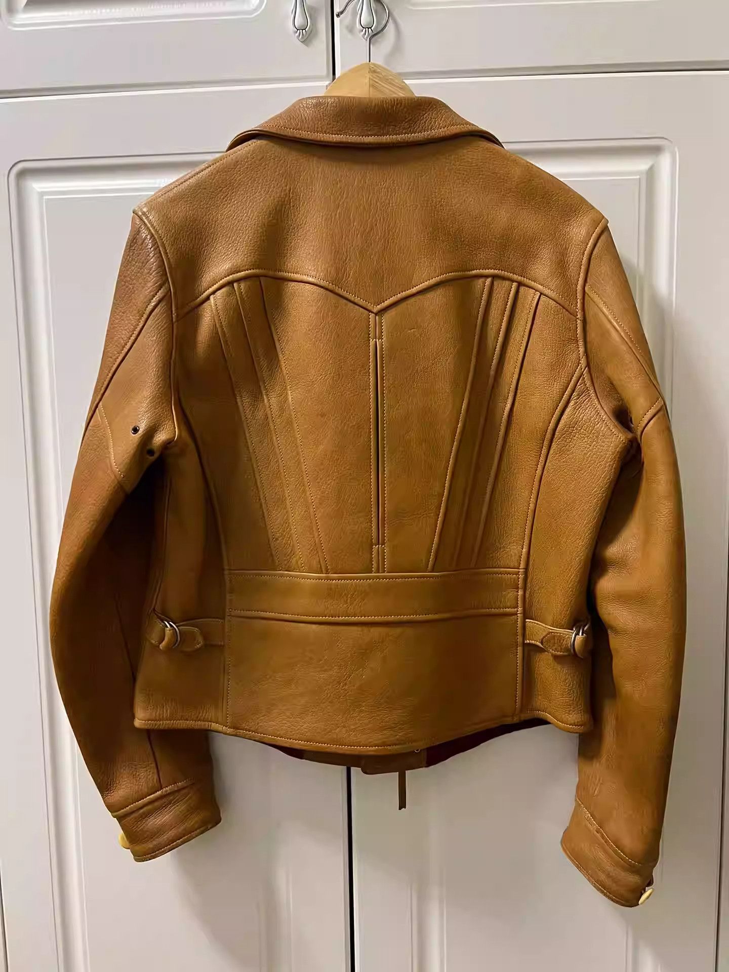 Freewheelers Freewheelers size 38 sun set deerskin biker jacket Size US M / EU 48-50 / 2 - 2 Thumbnail