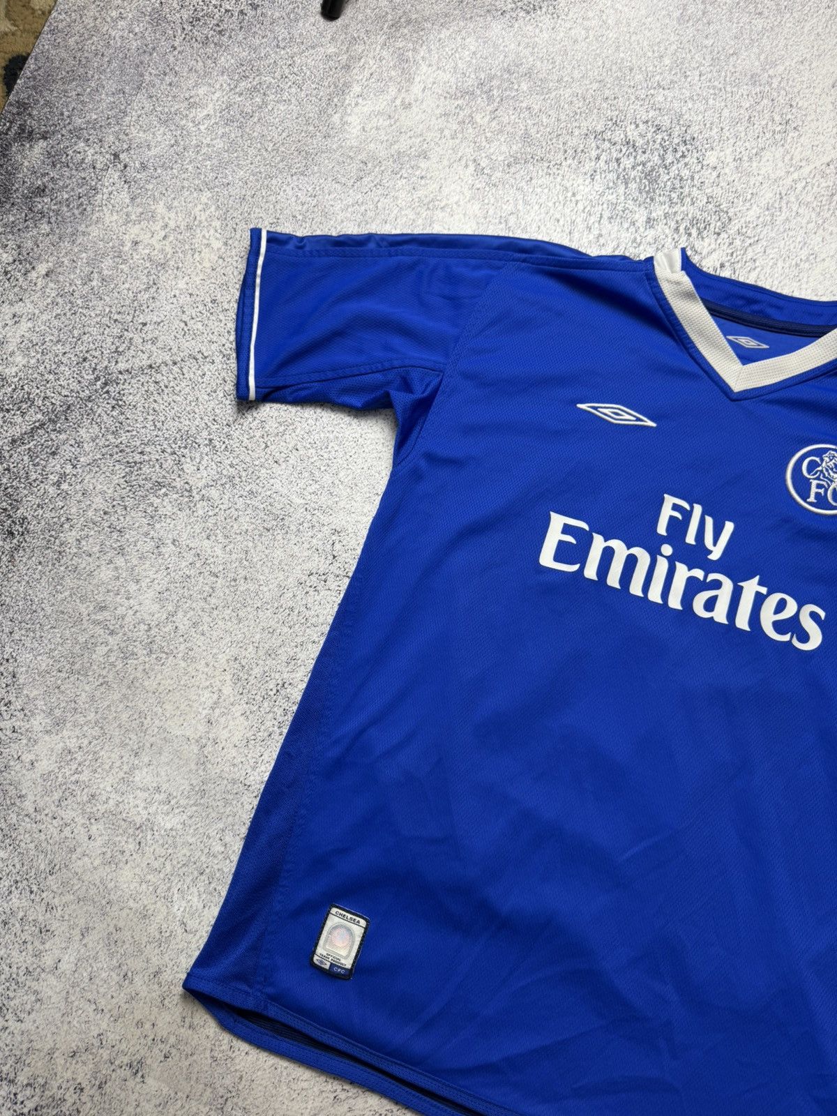 Chelsea Soccer CHELSEA 2003 #10 J.Cole FOOTBALL SHIRT SOCCER JERSEY UMBRO Size US S / EU 44-46 / 1 - 3 Thumbnail