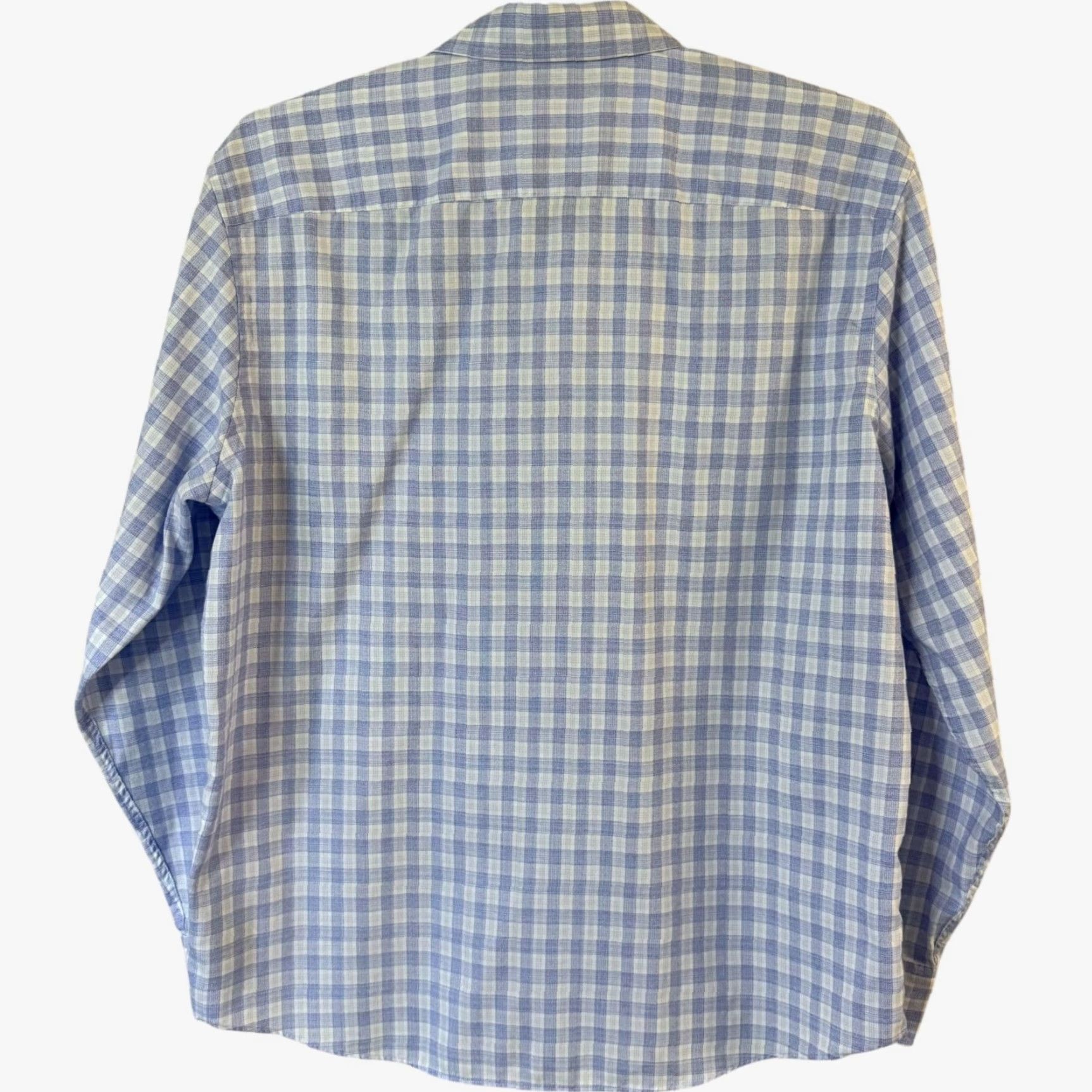 UNTUCKit UNTUCKit Riverland Plaid Shirt Blue Men's XL Button-Up Long-Sleeve 100% Cotton Shirt Button-Up Mens XL Plaid City Classic Preppy All Seasons Pockets Size US XL / EU 56 / 4 - 4 Thumbnail