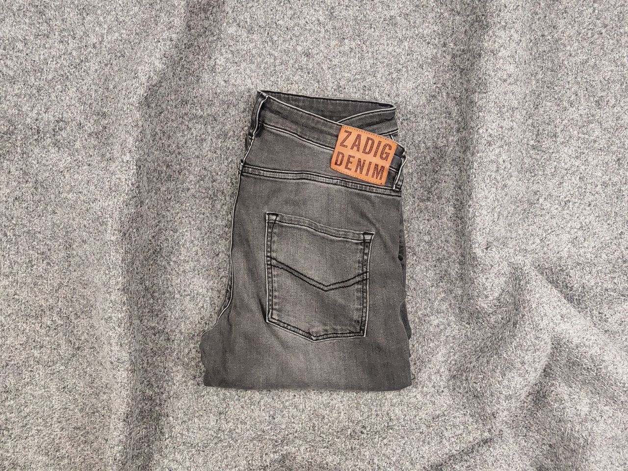 Zadig & Voltaire Zadig & Voltaire Design Slim Gray Denim Jeans Size US 31 - 1 Thumbnail