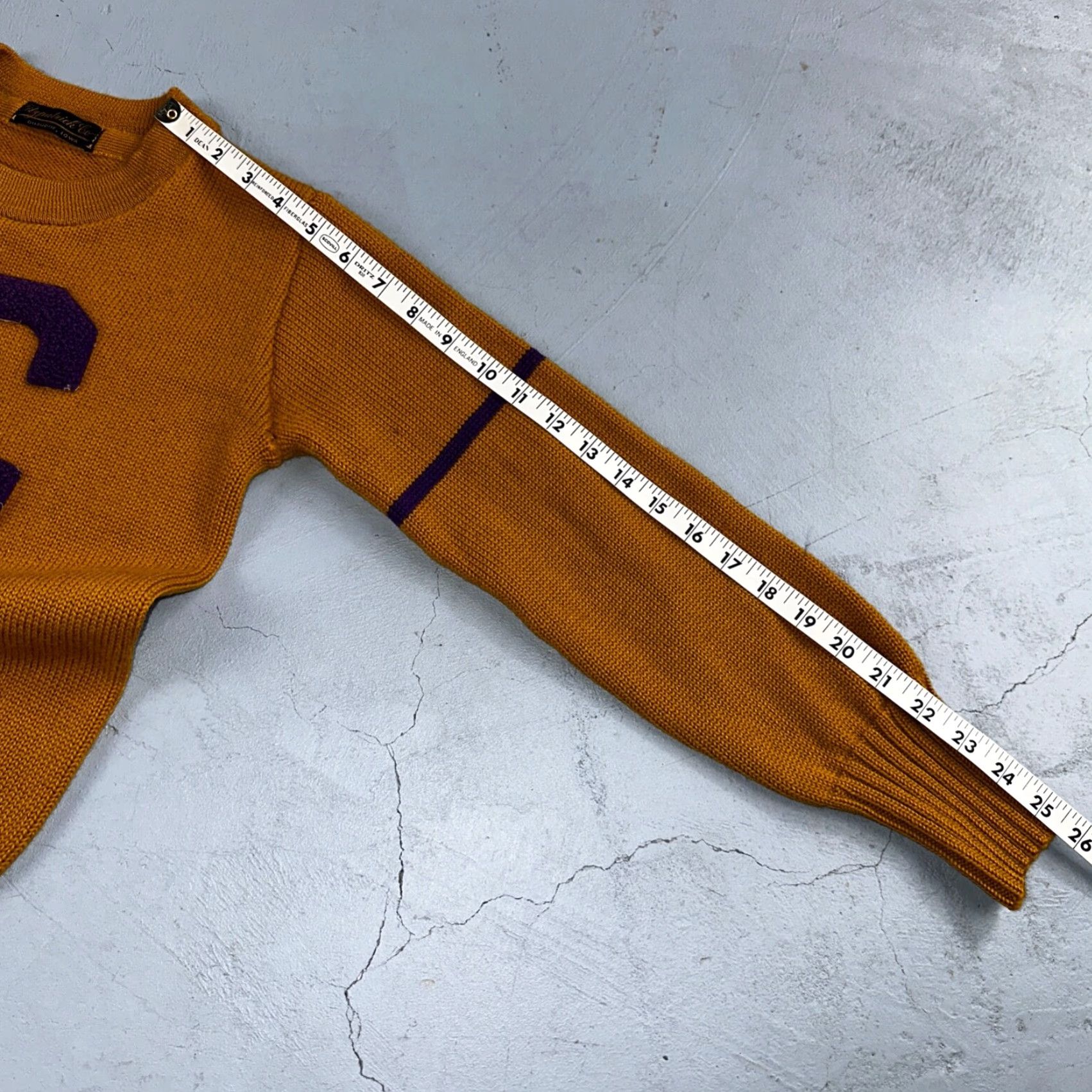 Vintage VINTAGE California VTG 1920s Letterman Sweater Varsity Letter University Wool Antique 20 Size US S / EU 44-46 / 1 - 7 Thumbnail