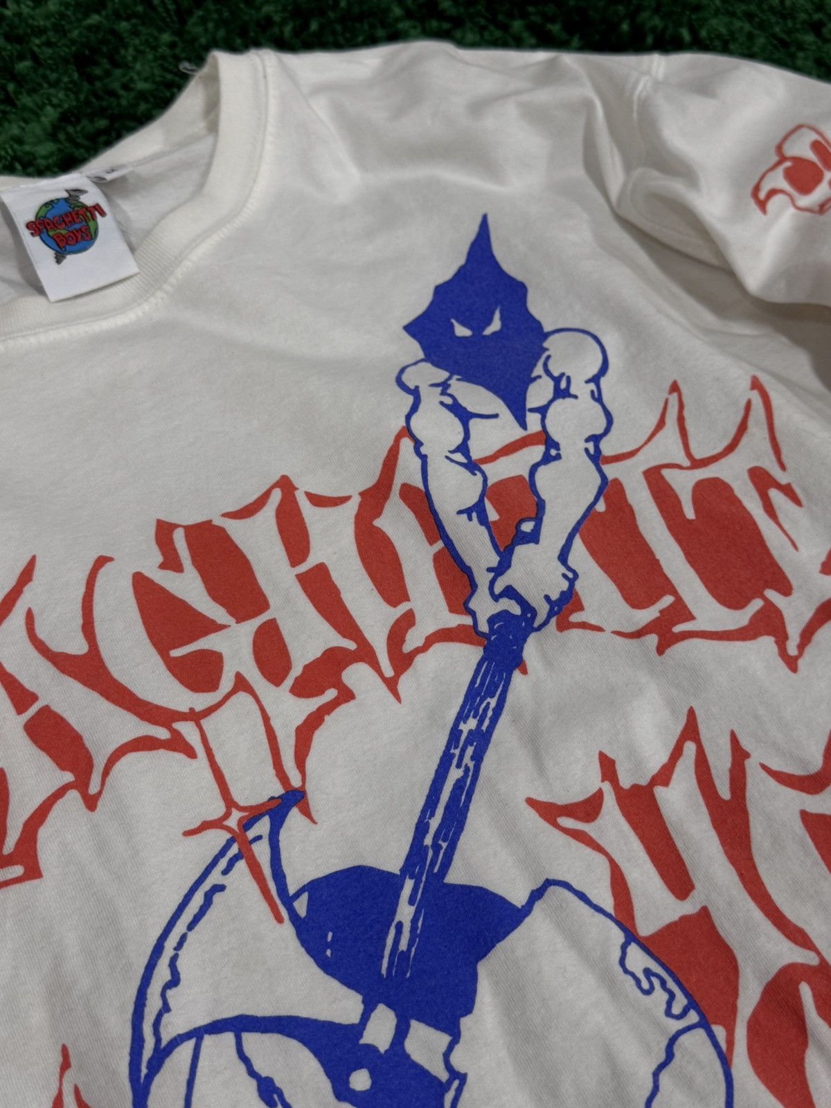 Spaghetti Boys RARE Spaghetti Boys Executioner White Long Sleeve Asspizza Size US M / EU 48-50 / 2 - 9 Thumbnail