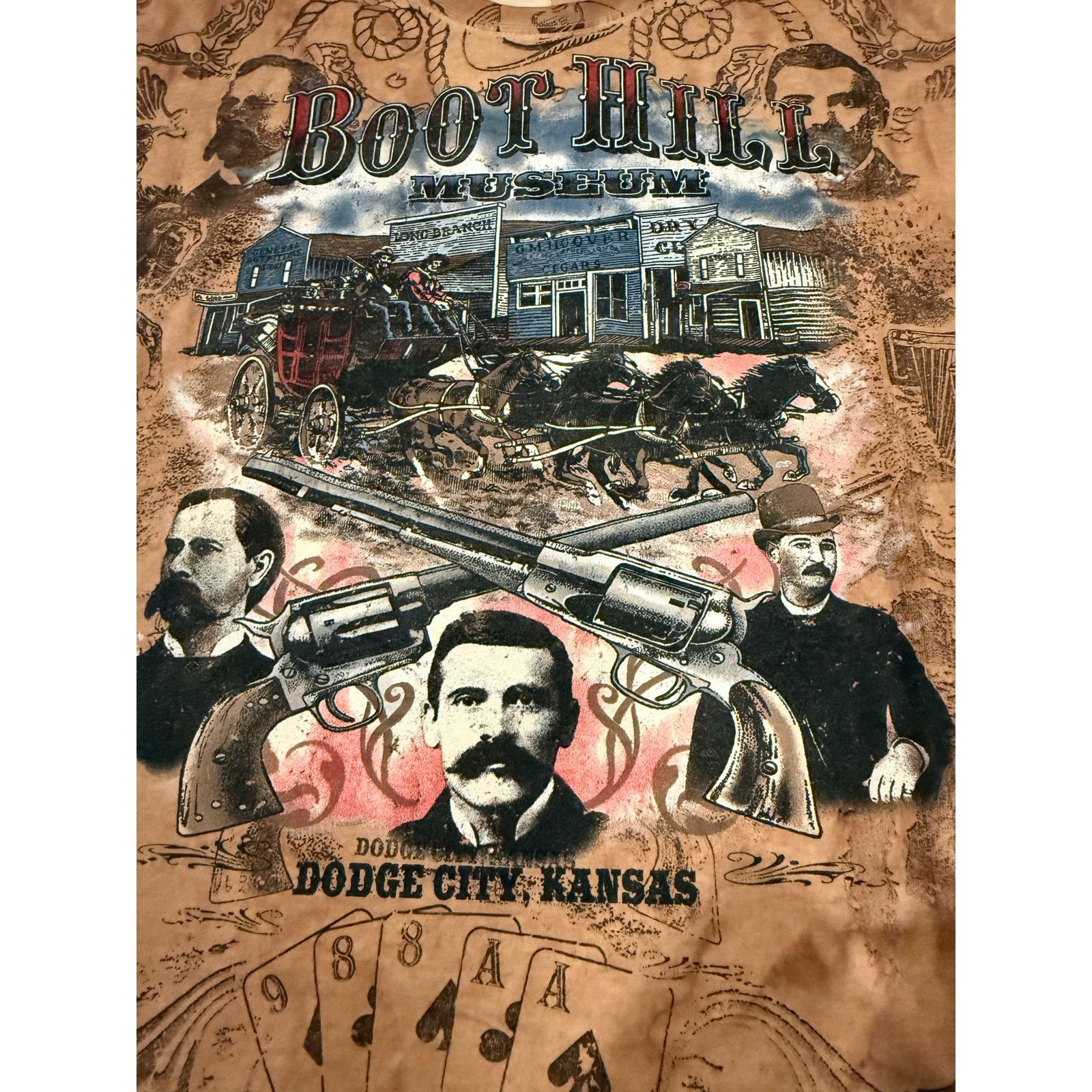 Gildan Boot Hill museum Kansas AOP Size US XXL / EU 58 / 5 - 2 Thumbnail