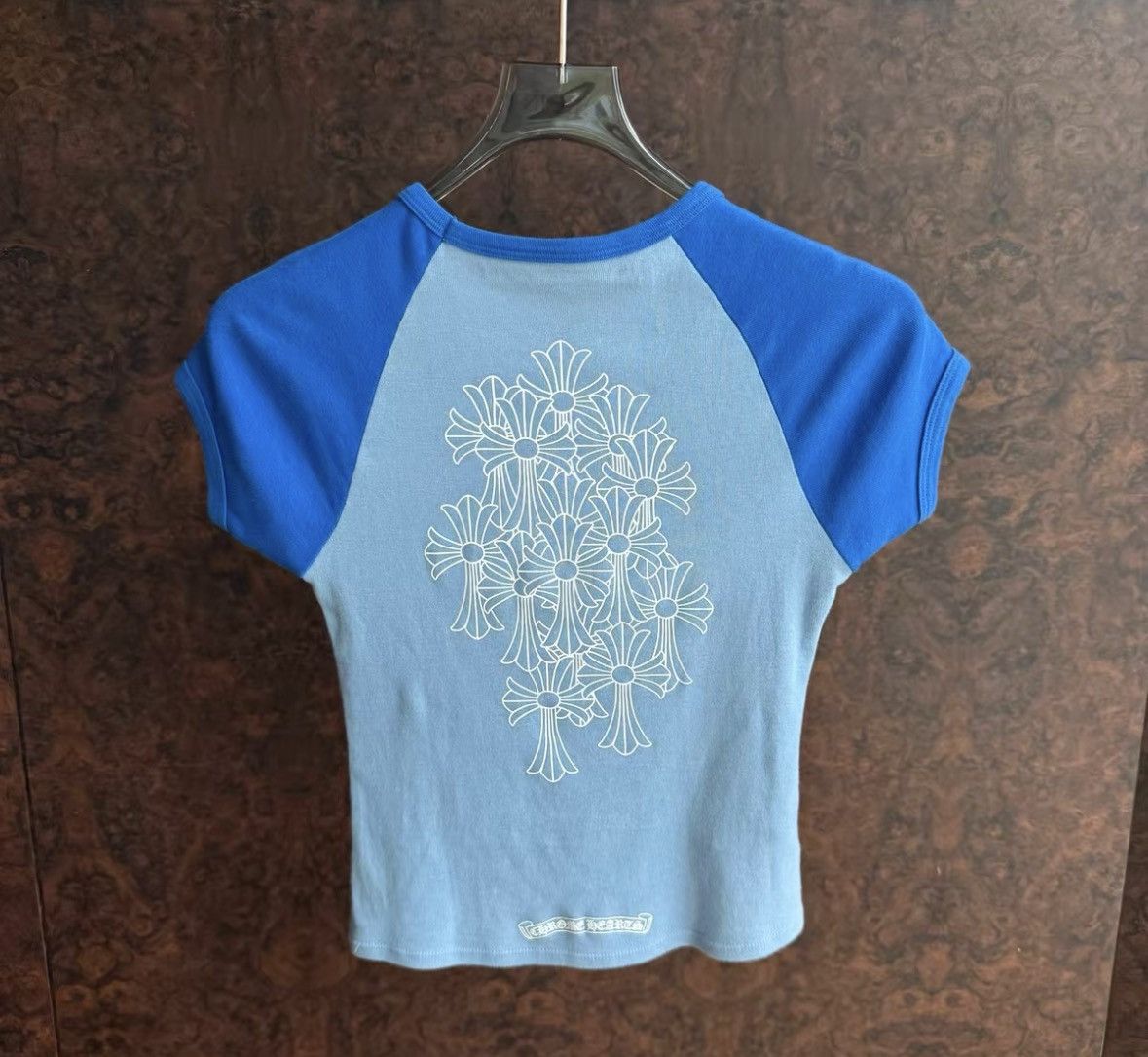 Chrome Hearts Chrome Hearts Chrome Hearts Blue Short Sleeve T-Shirt-2507 Size US M / EU 48-50 / 2 - 2 Thumbnail