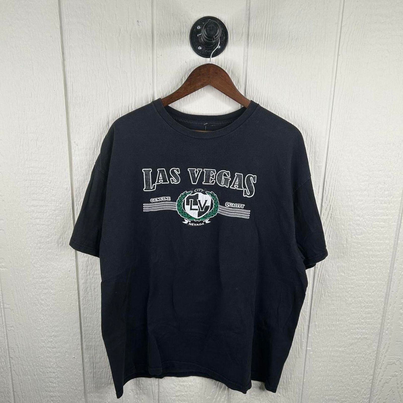 Other Vintage 90’s Black Las Vegas Nevada Graphic Tee Size X-Large Size US XL / EU 56 / 4 - 1 Thumbnail