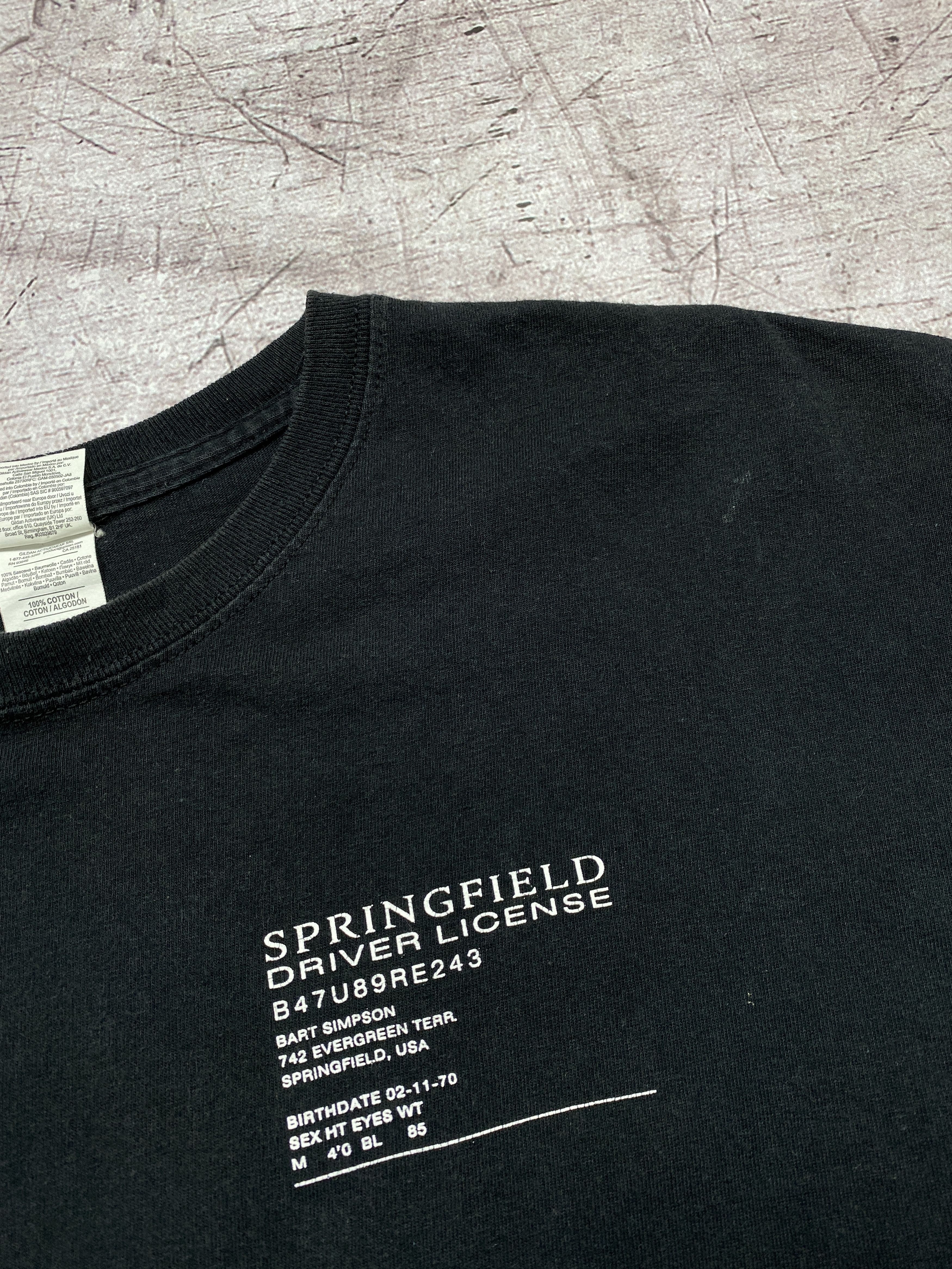 The Simpsons × Vintage The Simpsons Bart Driver License Vintage T-Shirt Size US XL / EU 56 / 4 - 6 Thumbnail