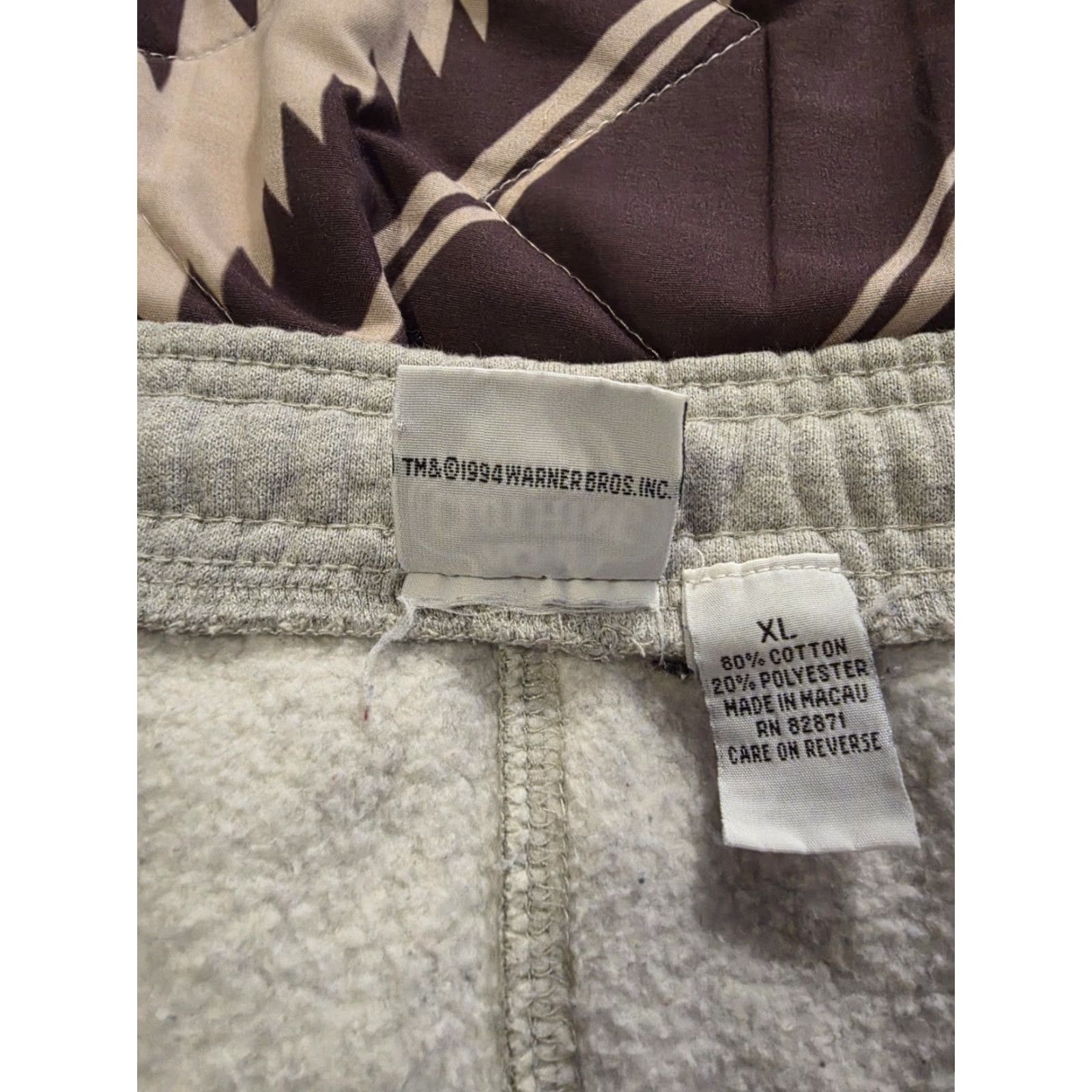 Acme Clothing VINTAGE Acme Clothing Taz's Gym Embroidered Fleece Sweatpants Gray Men's Size XL Size US 36 / EU 52 - 6 Thumbnail