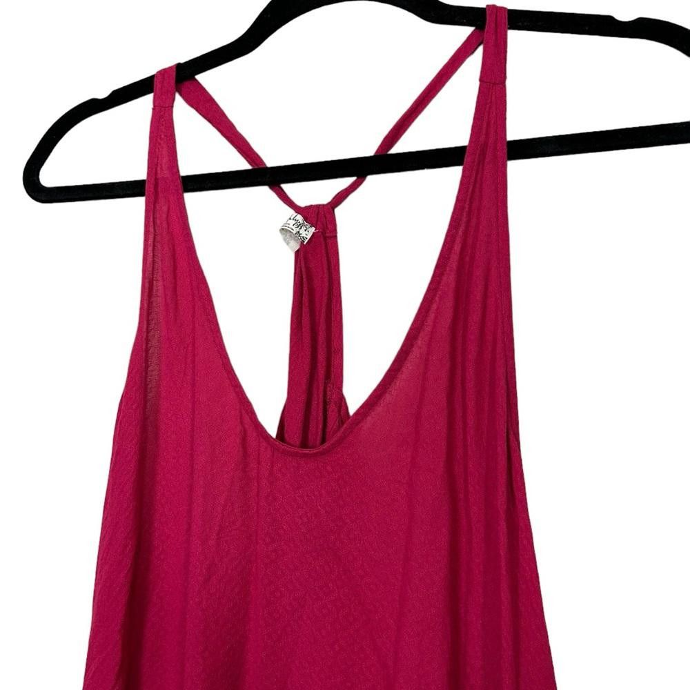 Free People Free People l Pink Flowy Racerback Tank Small Size S / US 4 / IT 40 - 2 Thumbnail