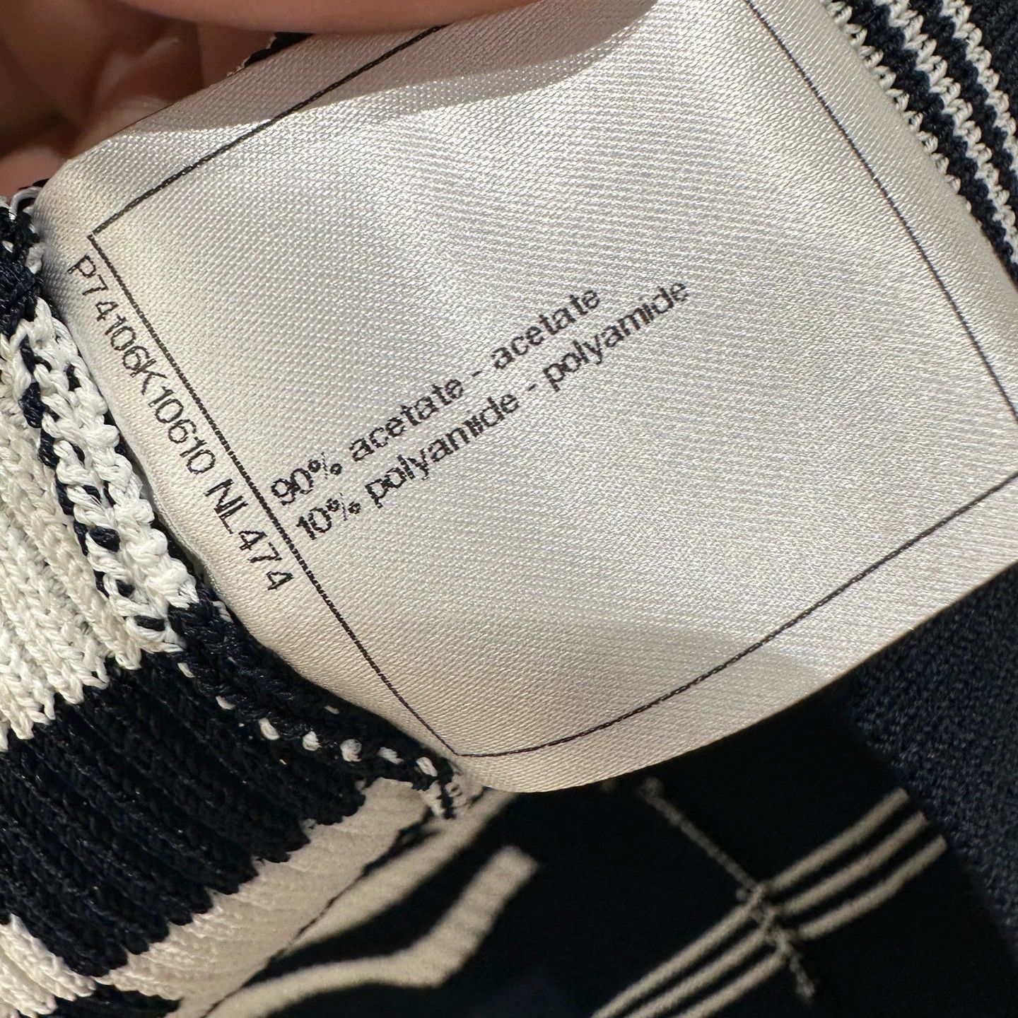 Chanel Chanel apr105 5th slogan striped knit cardigan Size XS / US 0-2 / IT 36-38 - 8 Thumbnail