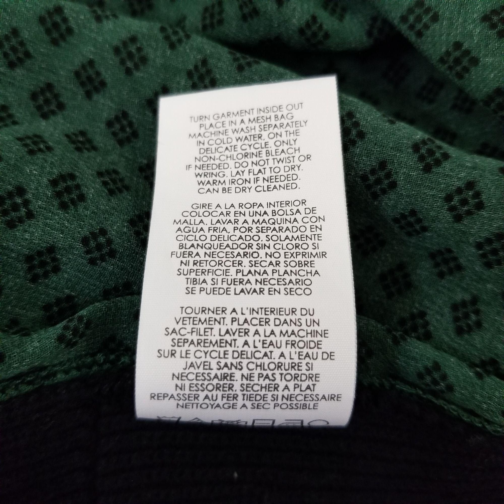 Other Cabi M Black Knit Green Print Chiffon Contrast Sweater 3520 Size M / US 6-8 / IT 42-44 - 9 Thumbnail