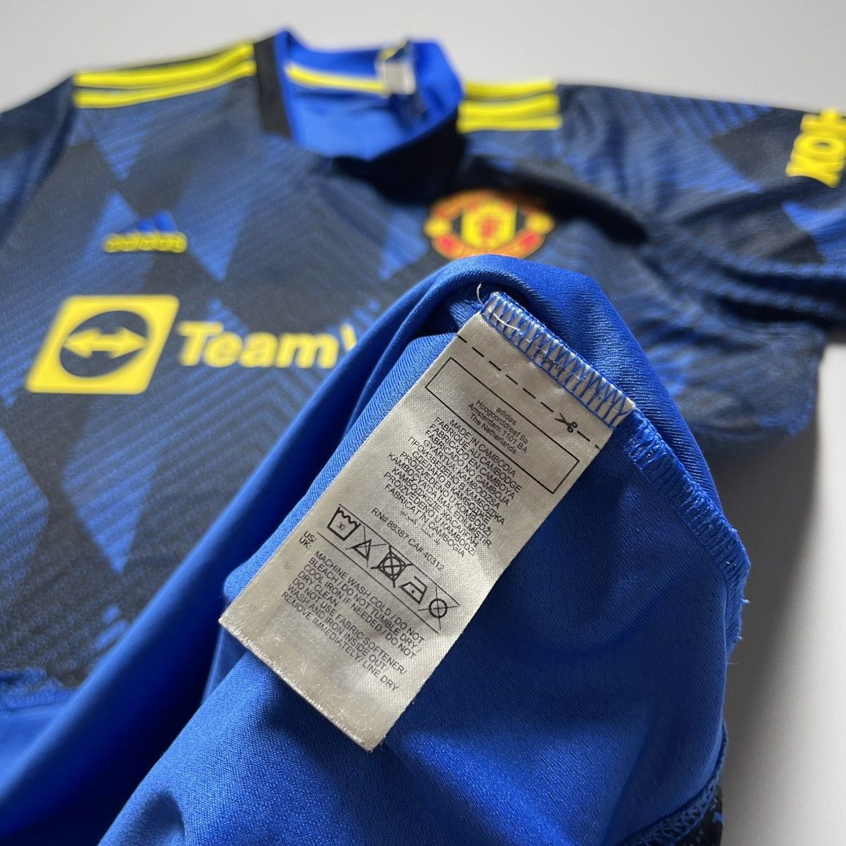 Nike MAN UNITED ADIDAS 2021/2022 FOOTBALL THIRD JERSEY #7 RONALDO Size US XL / EU 56 / 4 - 10 Thumbnail
