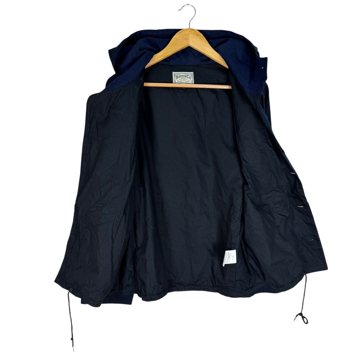 Vintage ☀️HOUSTON HOODIE INDIGO WOOL JACKET Size US M / EU 48-50 / 2 - 7 Thumbnail