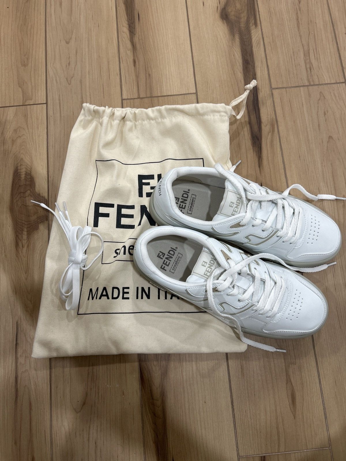 Fendi Designer White leather Fendi match Size US 10 / EU 43 - 8 Thumbnail
