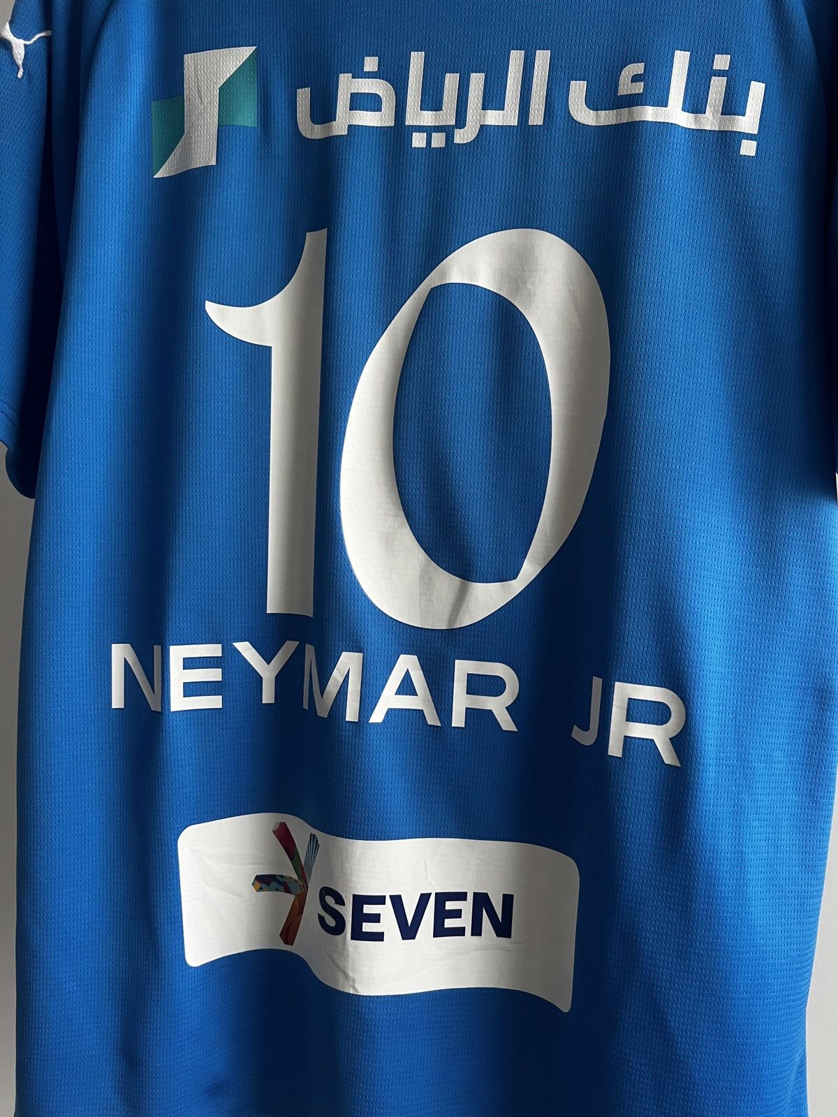 Puma 2023/24 Puma Al Hilal #10 Neymar Junior Home Soccer Jersey Size US L / EU 52-54 / 3 - 11 Thumbnail