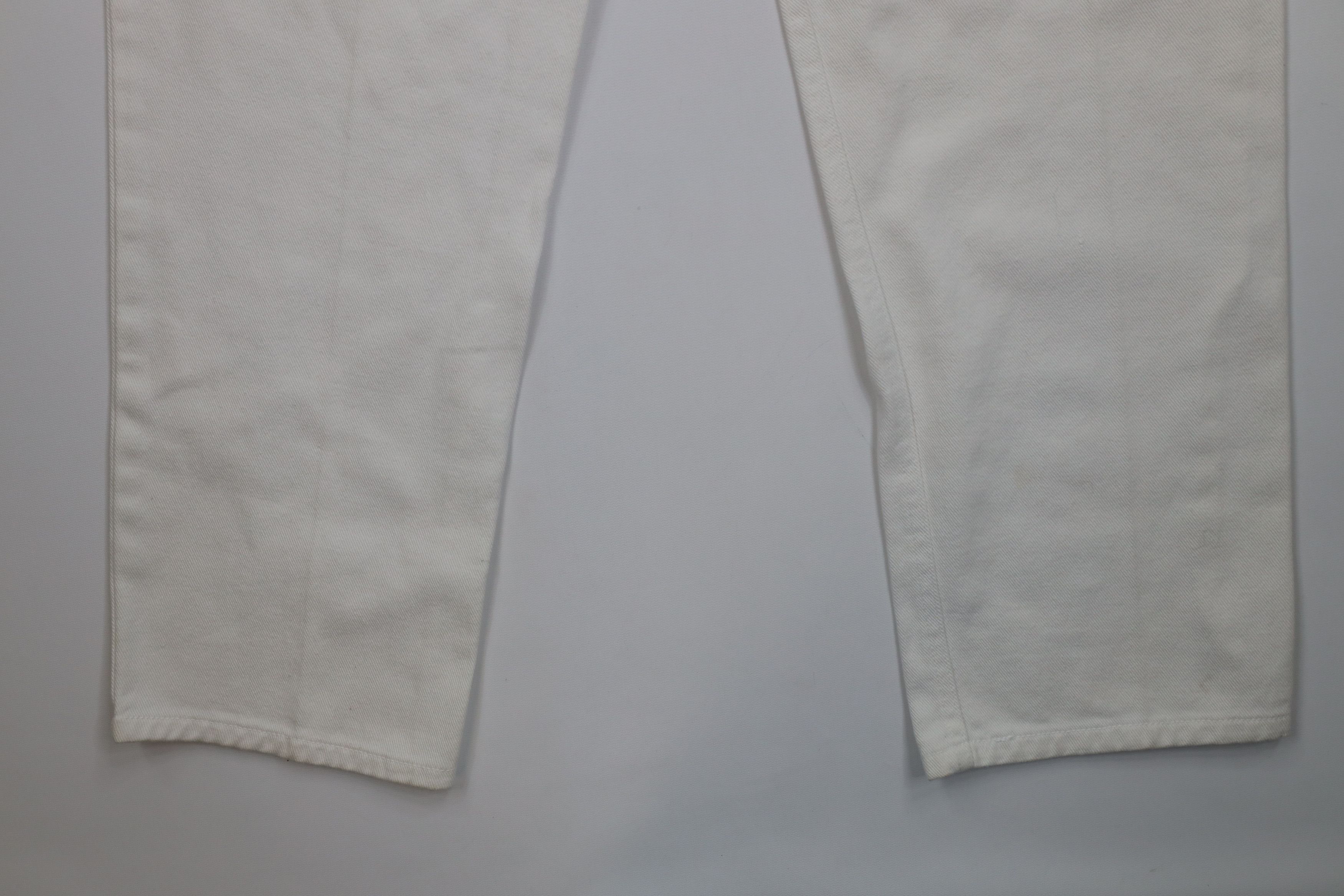 Vintage Vintage 90s Streetwear Relaxed Tapered Leg Jeans White Size US 36 / EU 52 - 12 Thumbnail