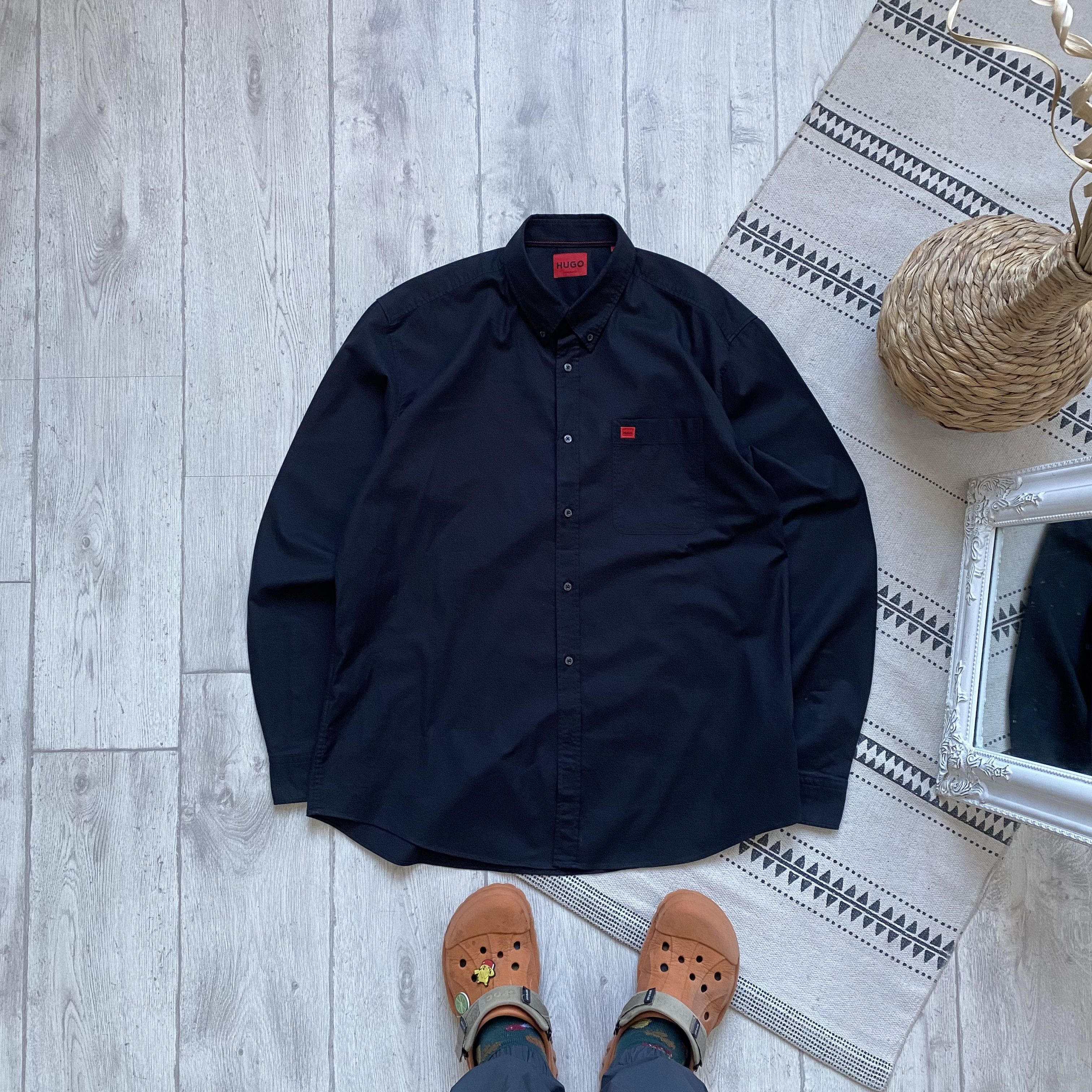 Hugo Boss Designer Hugo Boss oxford shirt Button Up Diesel Cos Size US XL / EU 56 / 4 - 1 Thumbnail