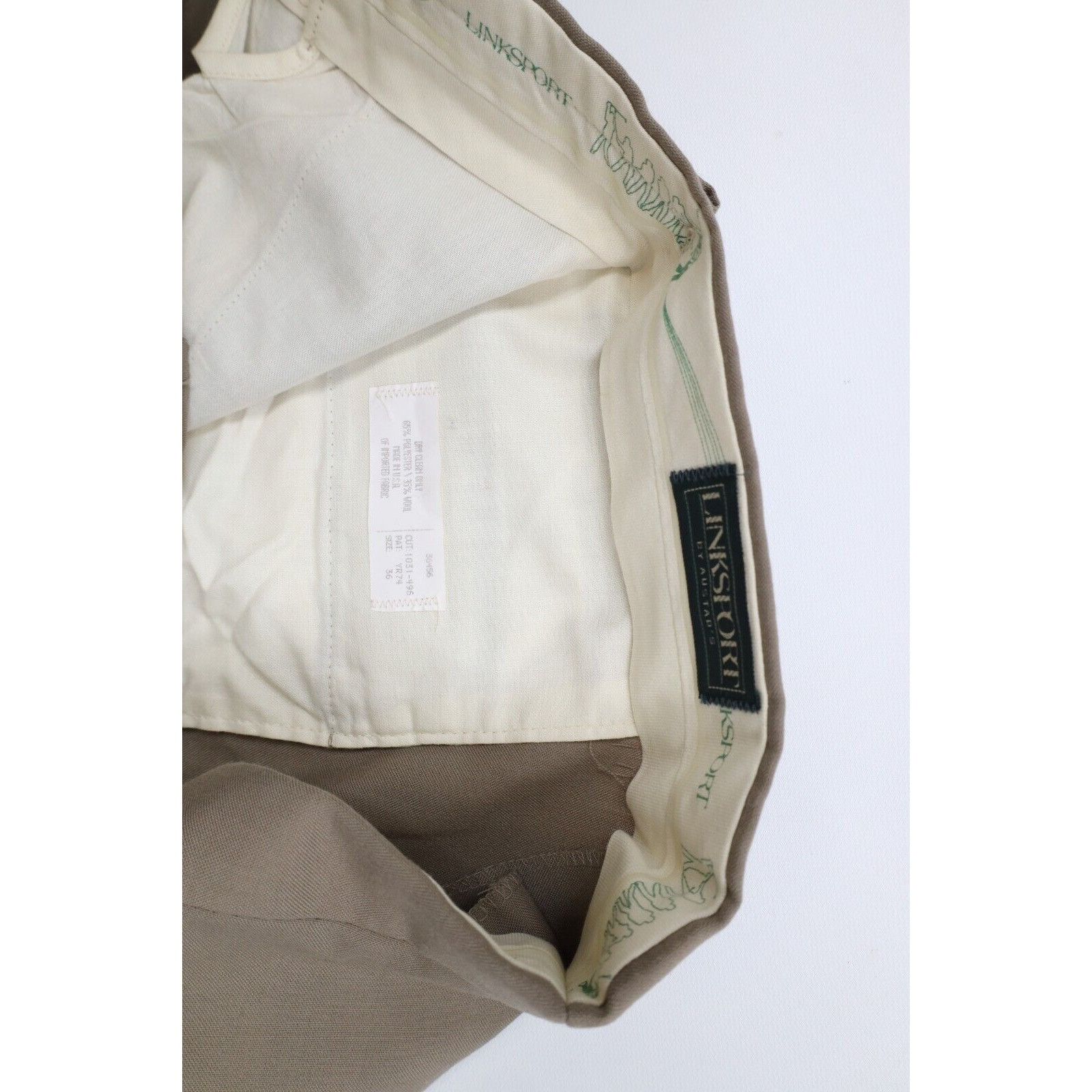 Vintage Vintage 90s Streetwear Wool Blend Buckle Waist Chino Pants Size US 36 / EU 52 - 6 Thumbnail