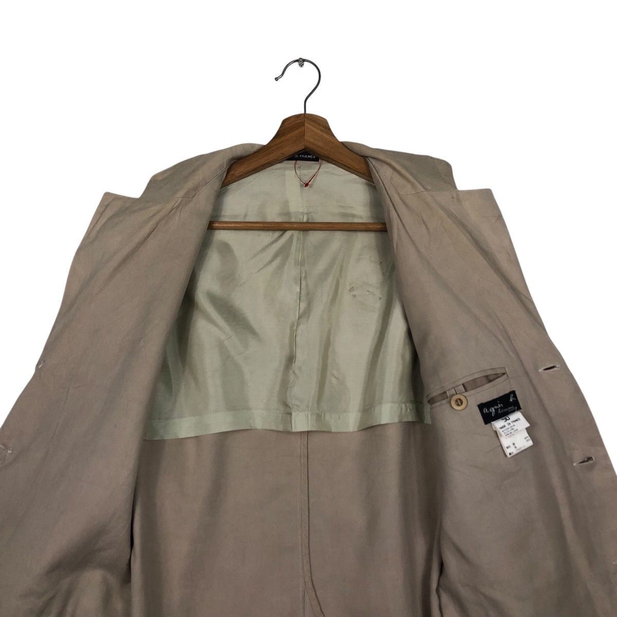agnes b. 📌Vintage Chore Worker Jacket Agnes B. Made in France Size US M / EU 48-50 / 2 - 15 Thumbnail