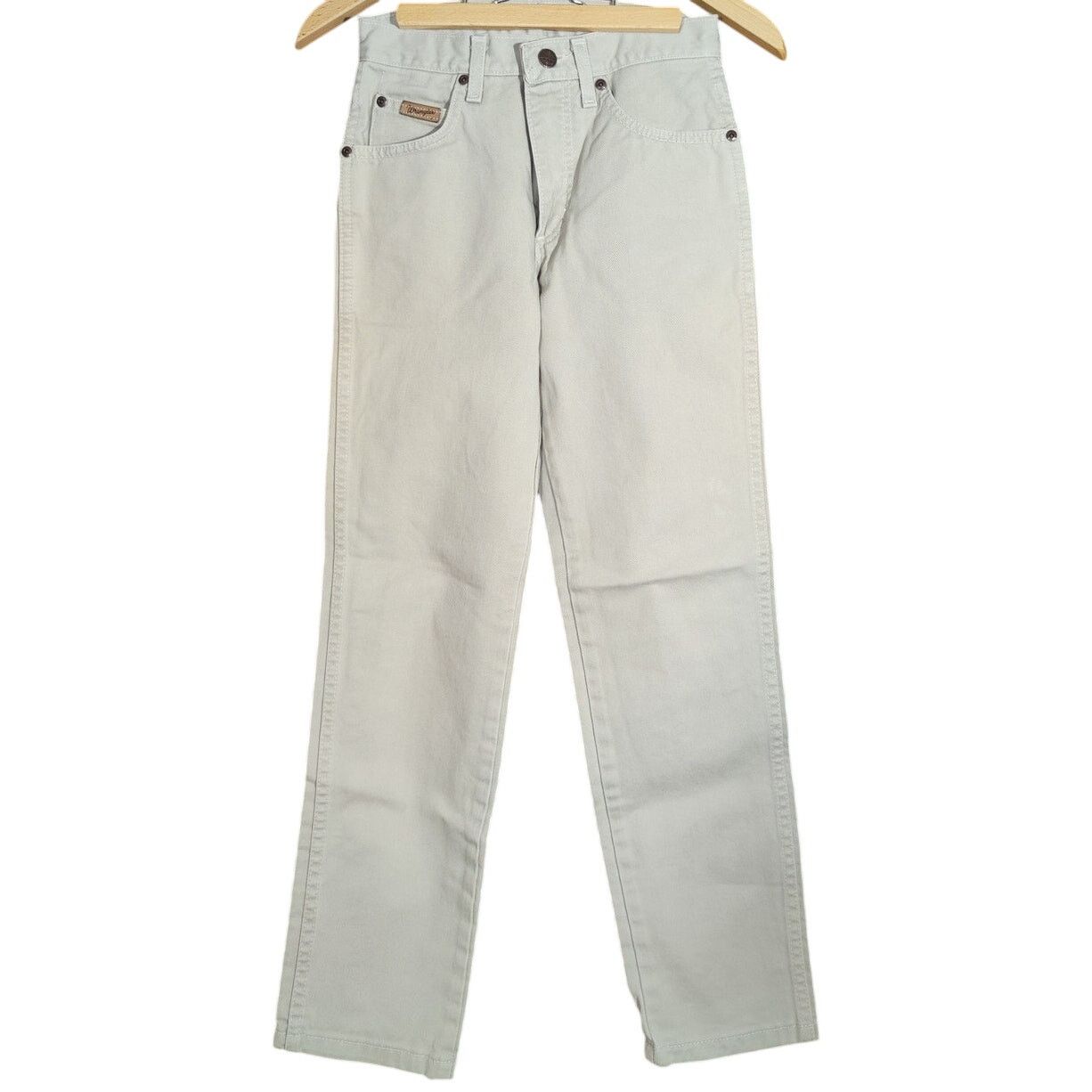 Wrangler Wrangler Texas Y Vintage 90s Beige Denim Jeans 26" W 27.5" L Size 26" / US 2 / IT 38 - 1 Thumbnail