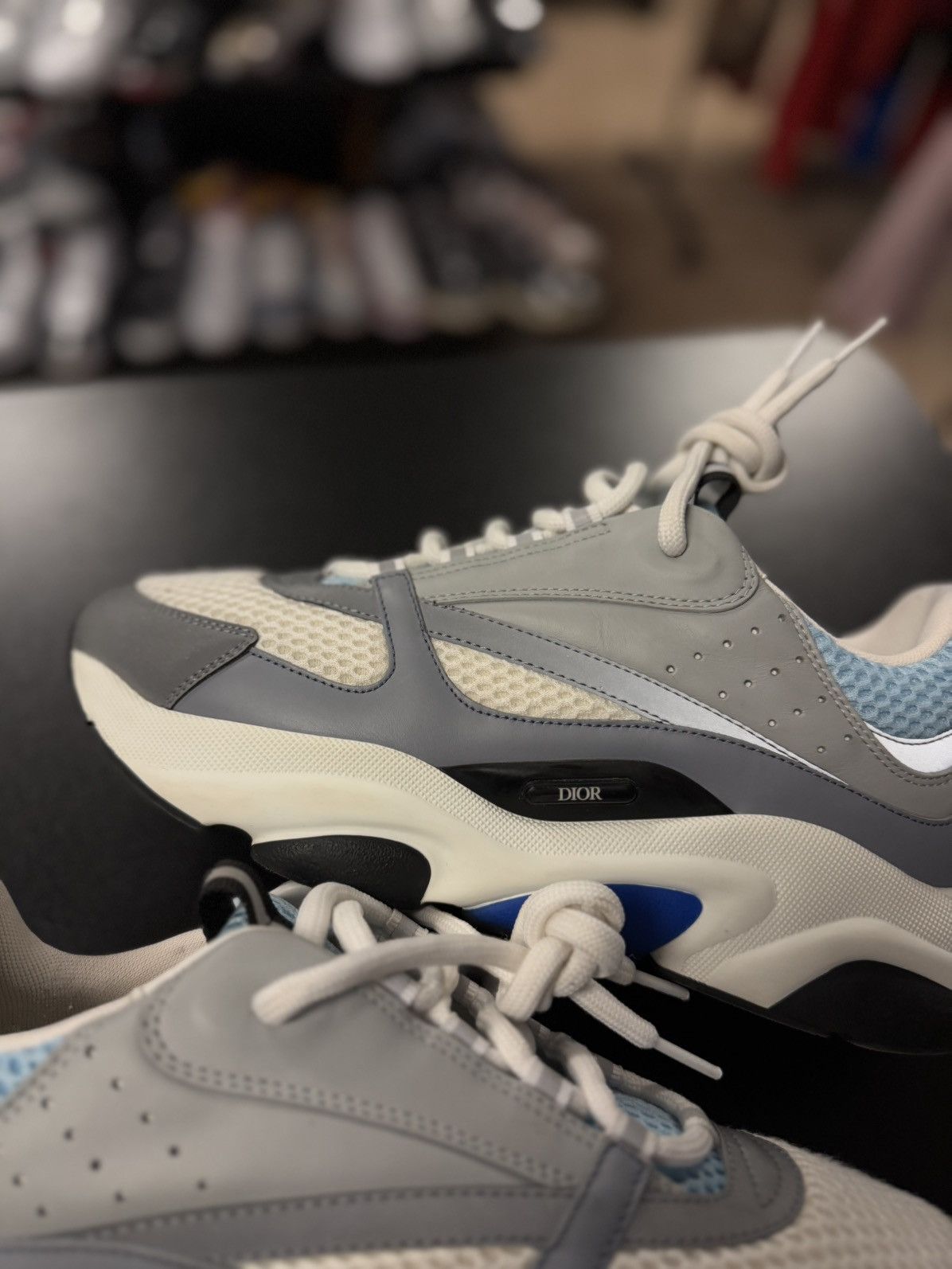 Dior Dior B22 Blue White Size 44EU/11US Clean 🧼 Size US 11 / EU 44 - 5 Thumbnail