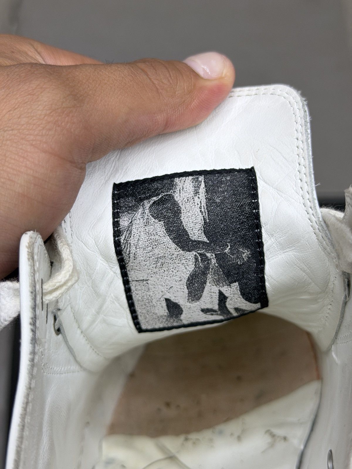 Rick Owens Rick Owens DRKSHDW Performa Abstract Low Chalk White Blue Size US 6.5 / EU 39-40 - 6 Thumbnail