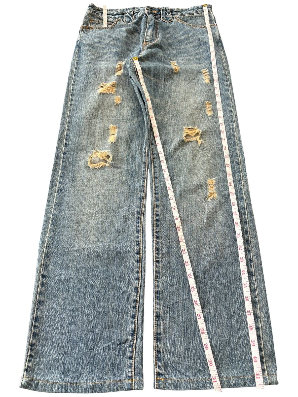 semanticdesign Vintage Semantic Design Rusty Wash Distressed Loose Jeans Size US 32 / EU 48 - 8 Thumbnail