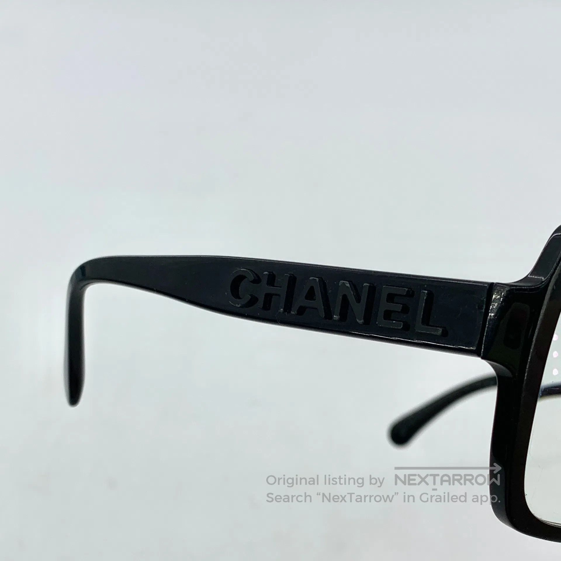 Chanel Chanel Black Square Logo Branding Optical Glasses| Size ONE SIZE - 5 Thumbnail