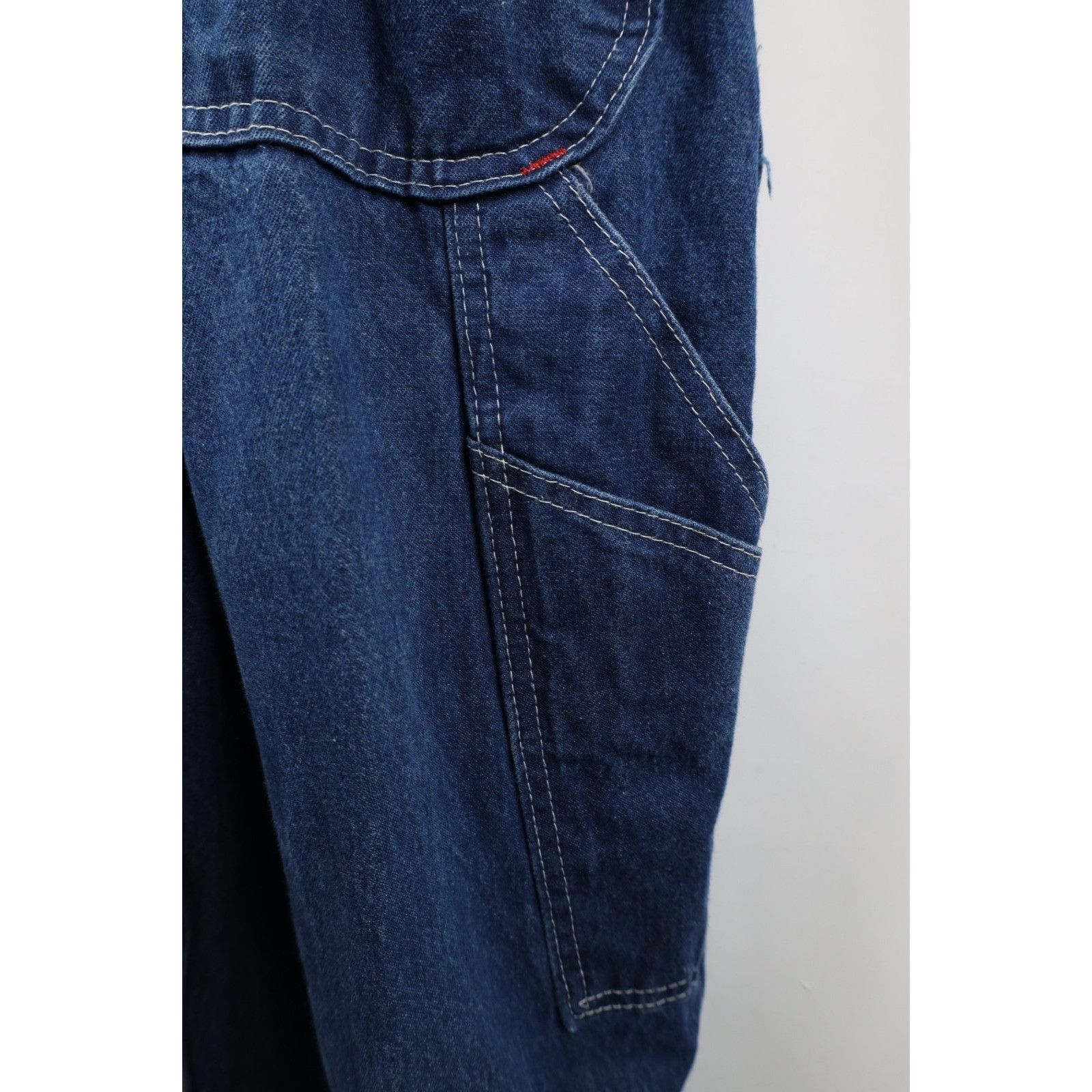Dickies Vintage Y2K Dickies Faded Wide Leg Denim Overalls Size US 38 / EU 54 - 14 Thumbnail