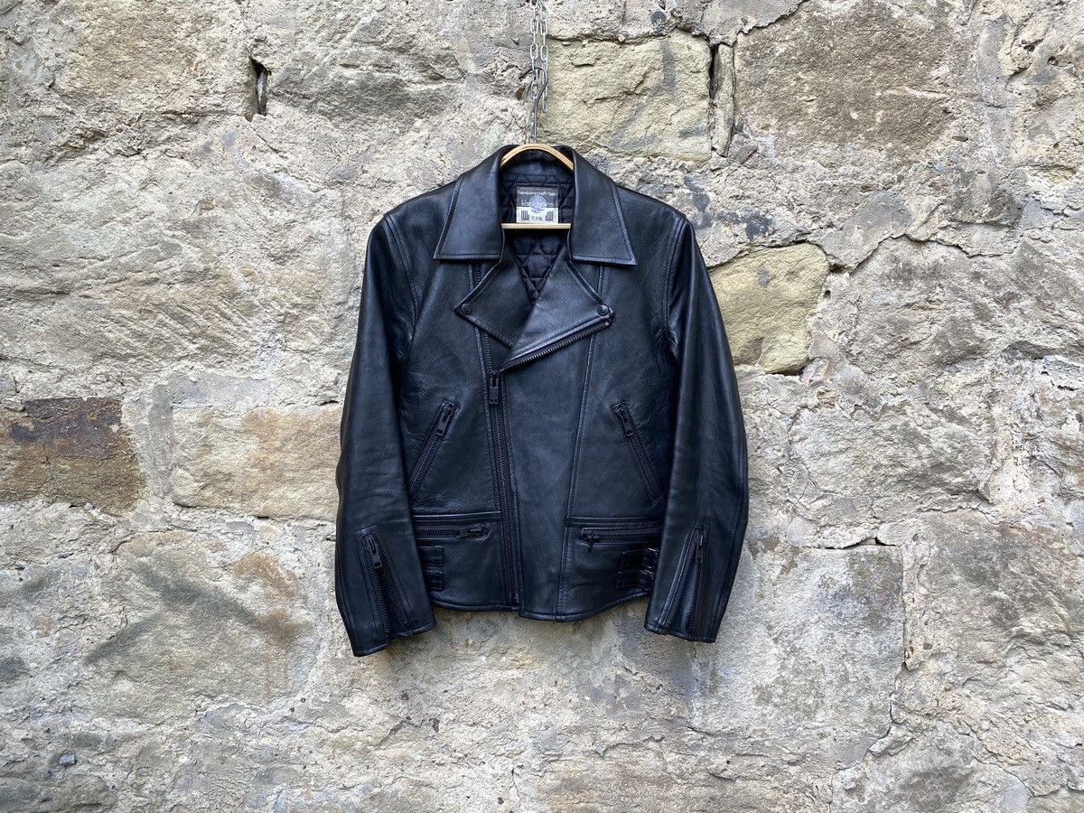 Blackmeans Punk Style Leather Biker Jacket