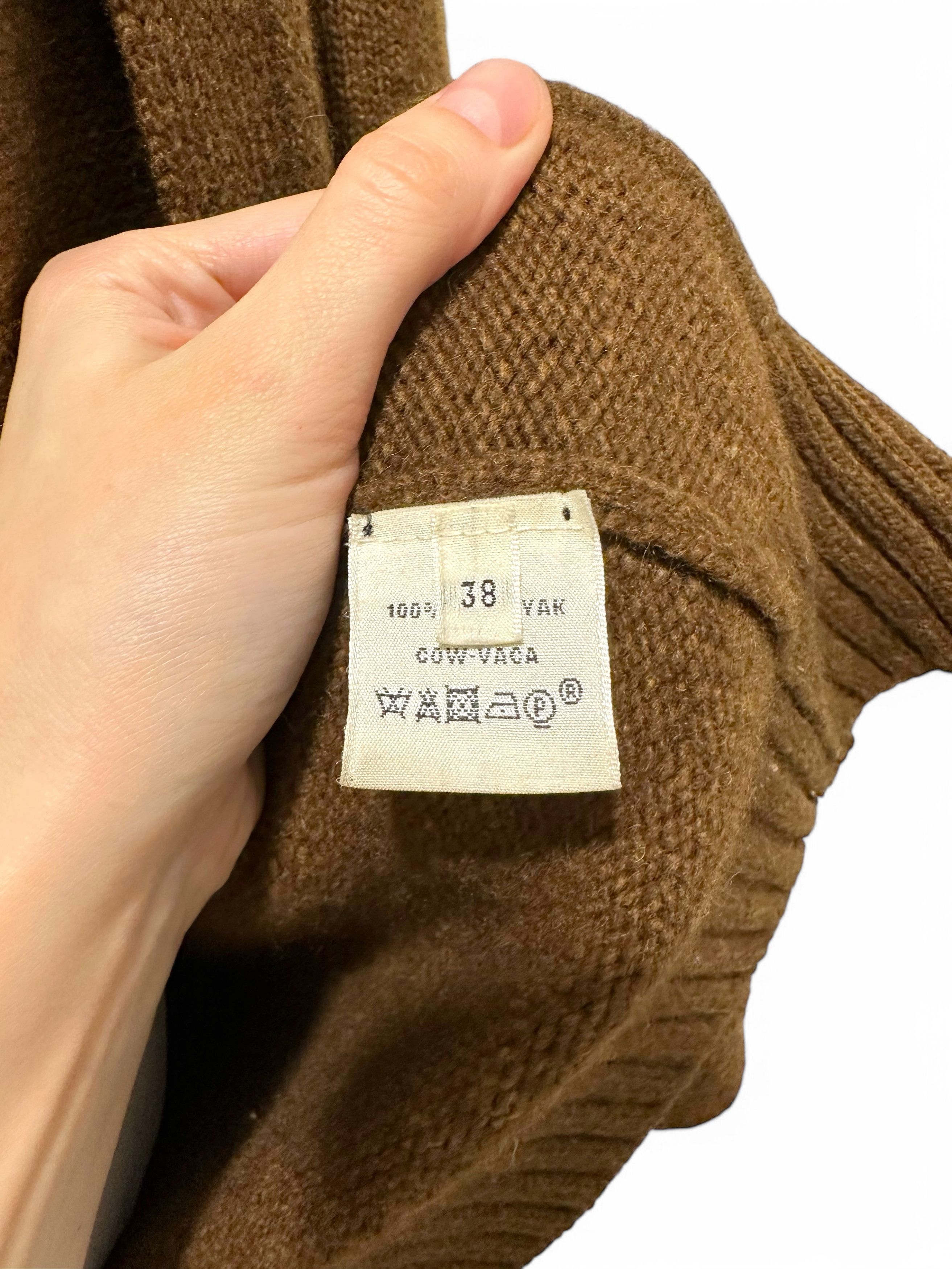 Hermes Vintage Hermes Long Buttoned Cardigan Sweater Yak Wool US6/M Size M / US 6-8 / IT 42-44 - 5 Thumbnail