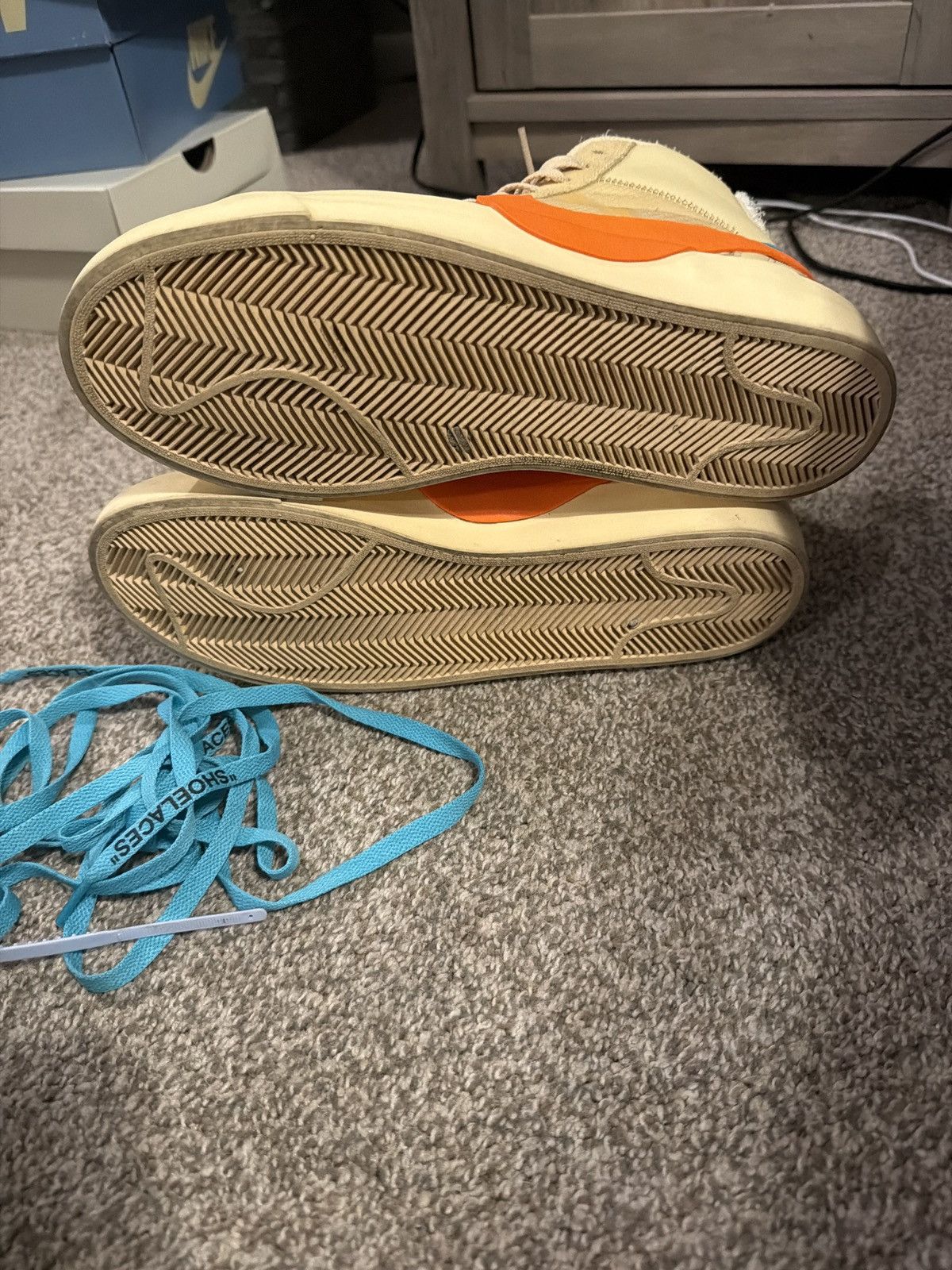 Nike × Off-White Off white nike blazer mid hallows eve Size US 8.5 / EU 41-42 - 5 Thumbnail