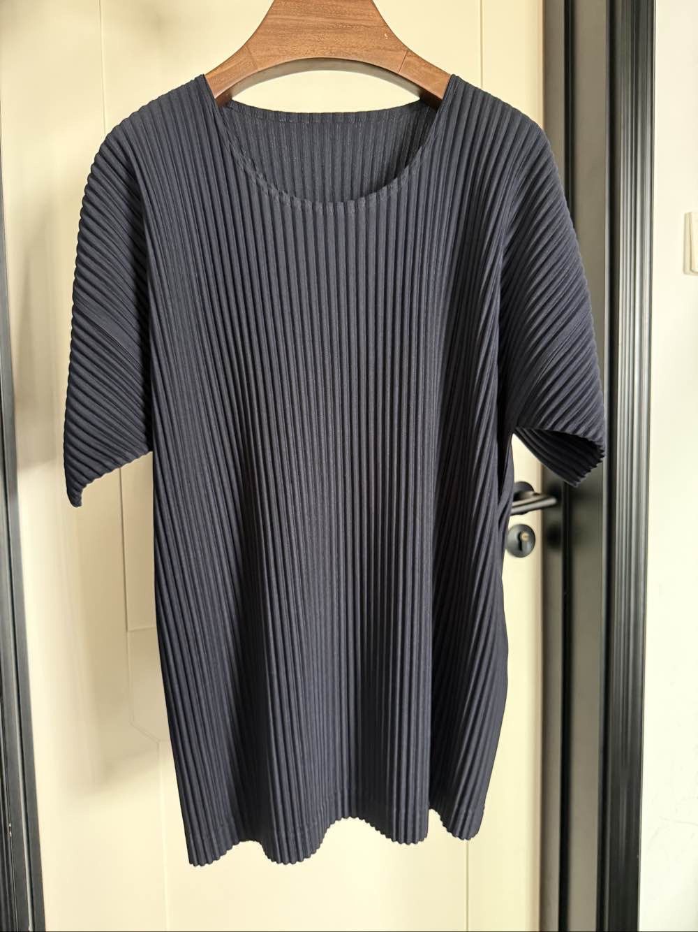 Issey Miyake Homme Plissé Issey Miyake Pleated Short Sleeve Tee Size 3 Size US L / EU 52-54 / 3 - 1 Thumbnail
