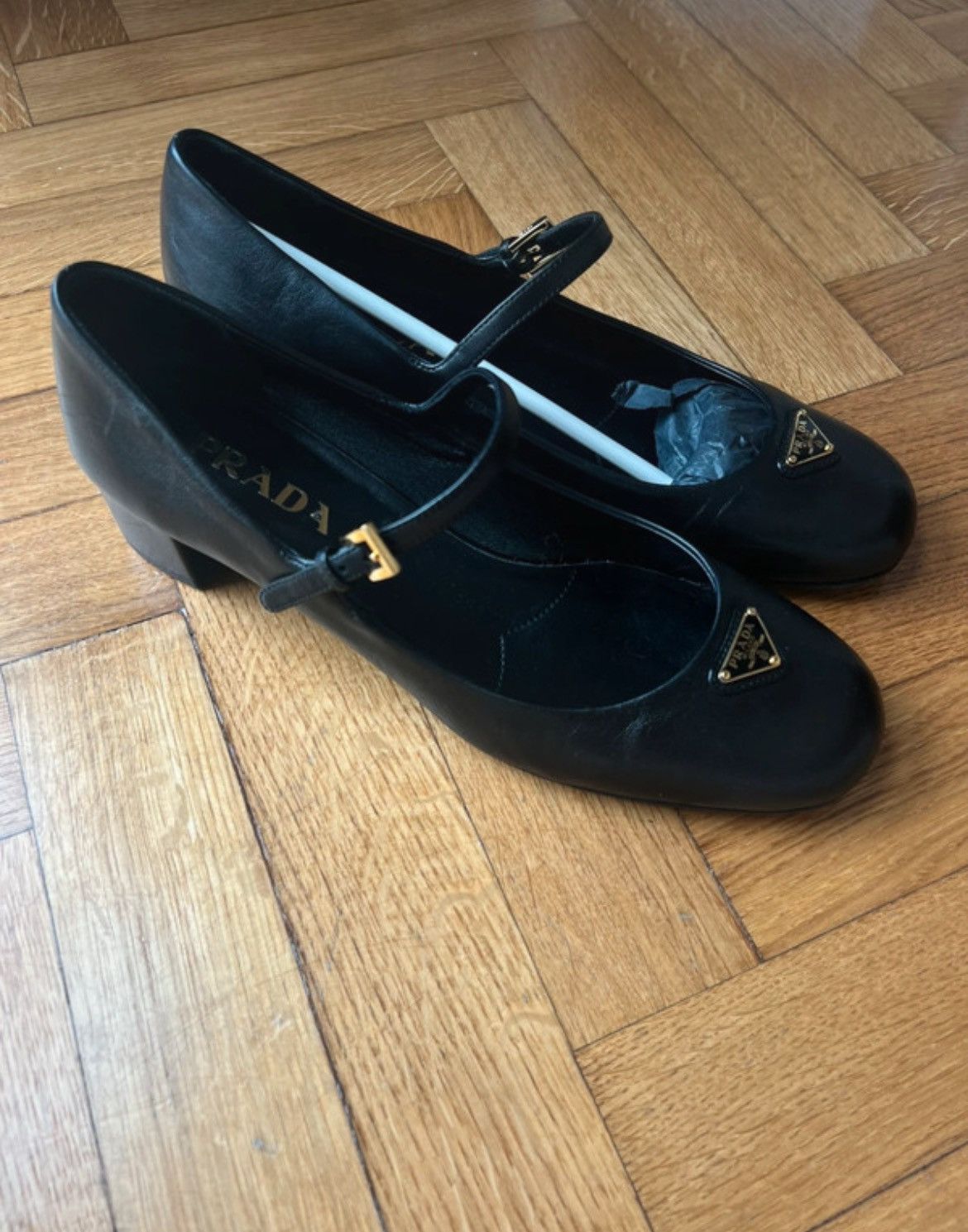 Prada PRADA Mary Jane leather pumps Size US 9.5 / IT 39.5 - 1 Thumbnail