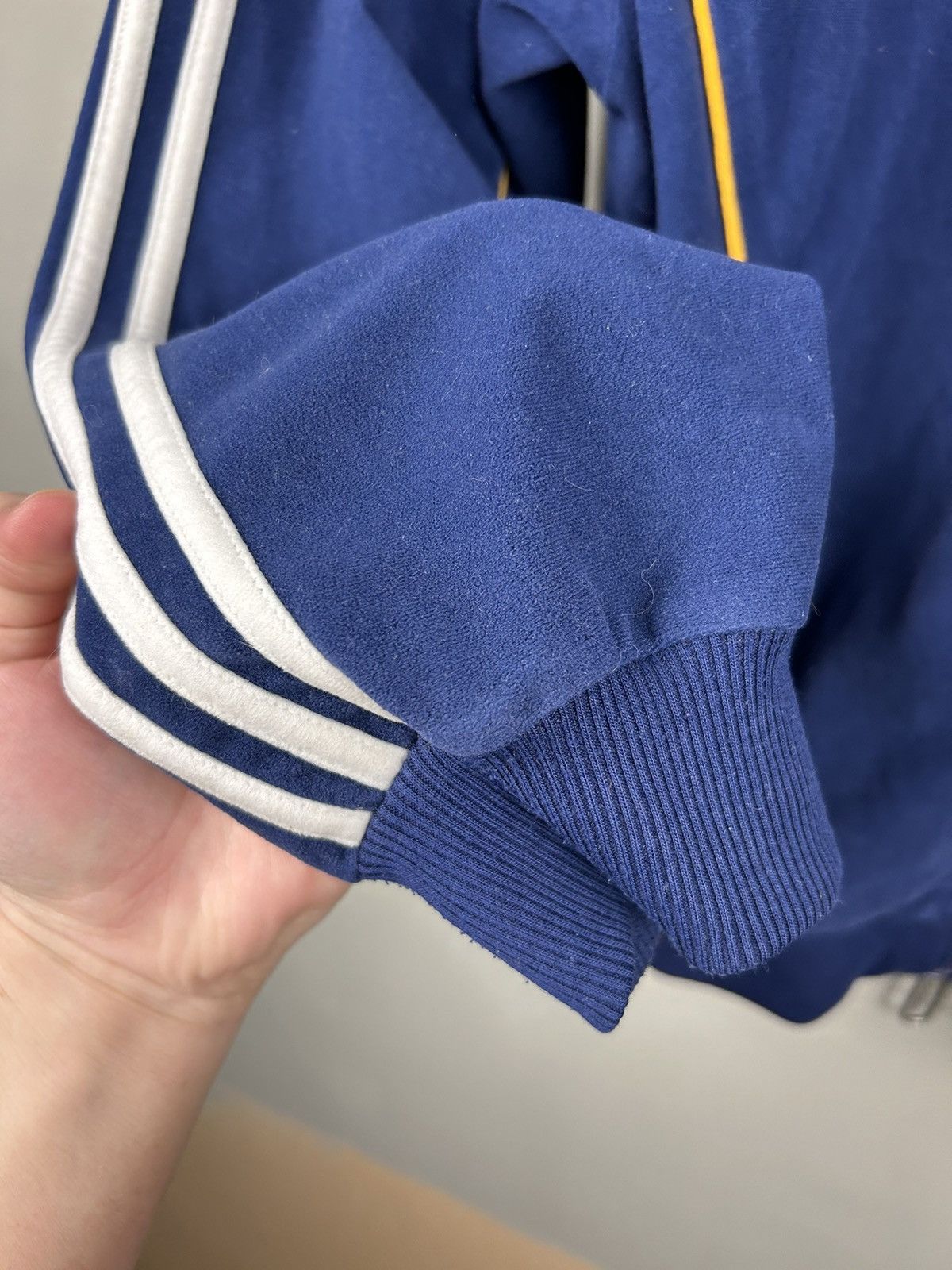 Vintage Vintage 90s Adidas Real Madrid Zip Jersey Rare Size US M / EU 48-50 / 2 - 13 Thumbnail