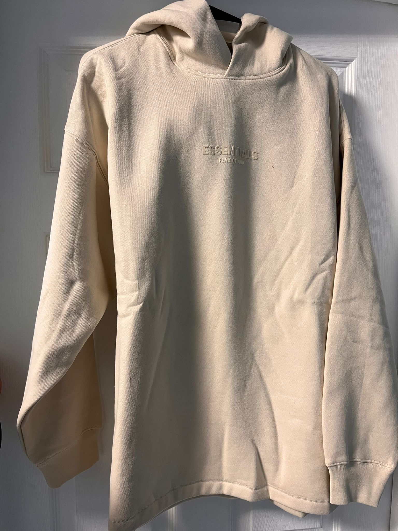 Essentials newest Egg Shell Hoodie MEDIUM